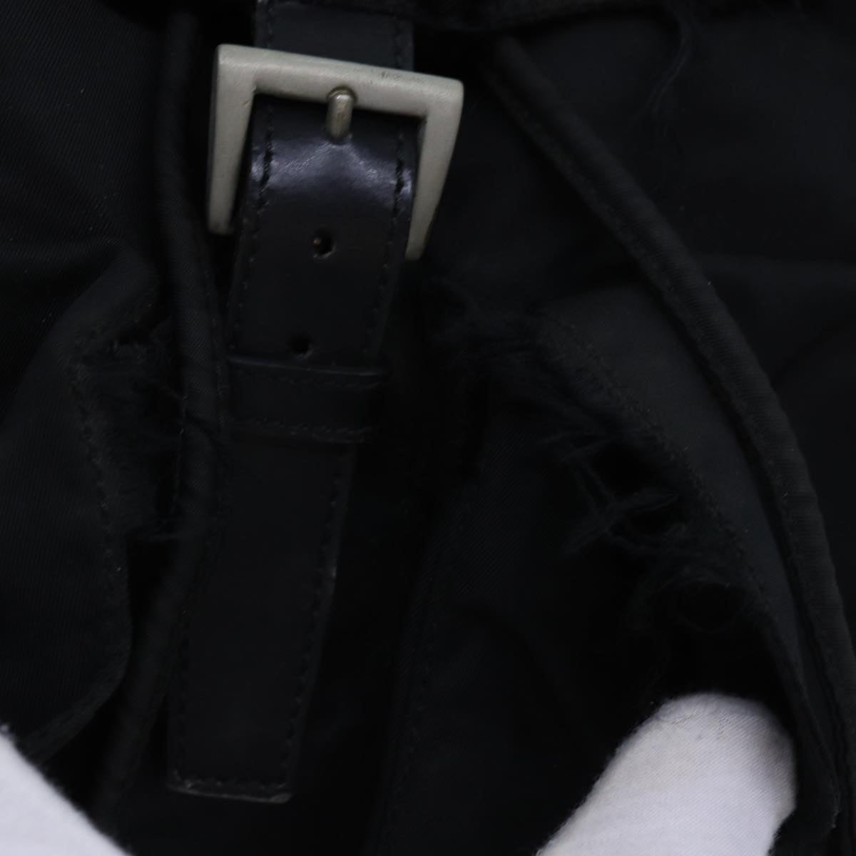 PRADA Backpack Nylon Black 71911