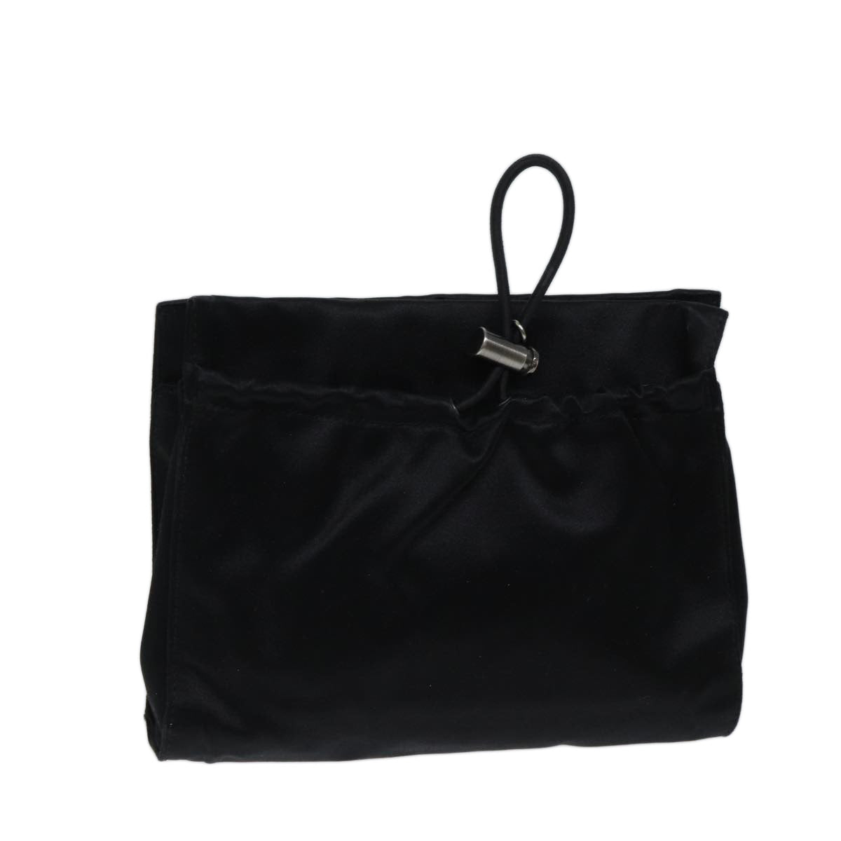 PRADA Pouch Satin Black 72003