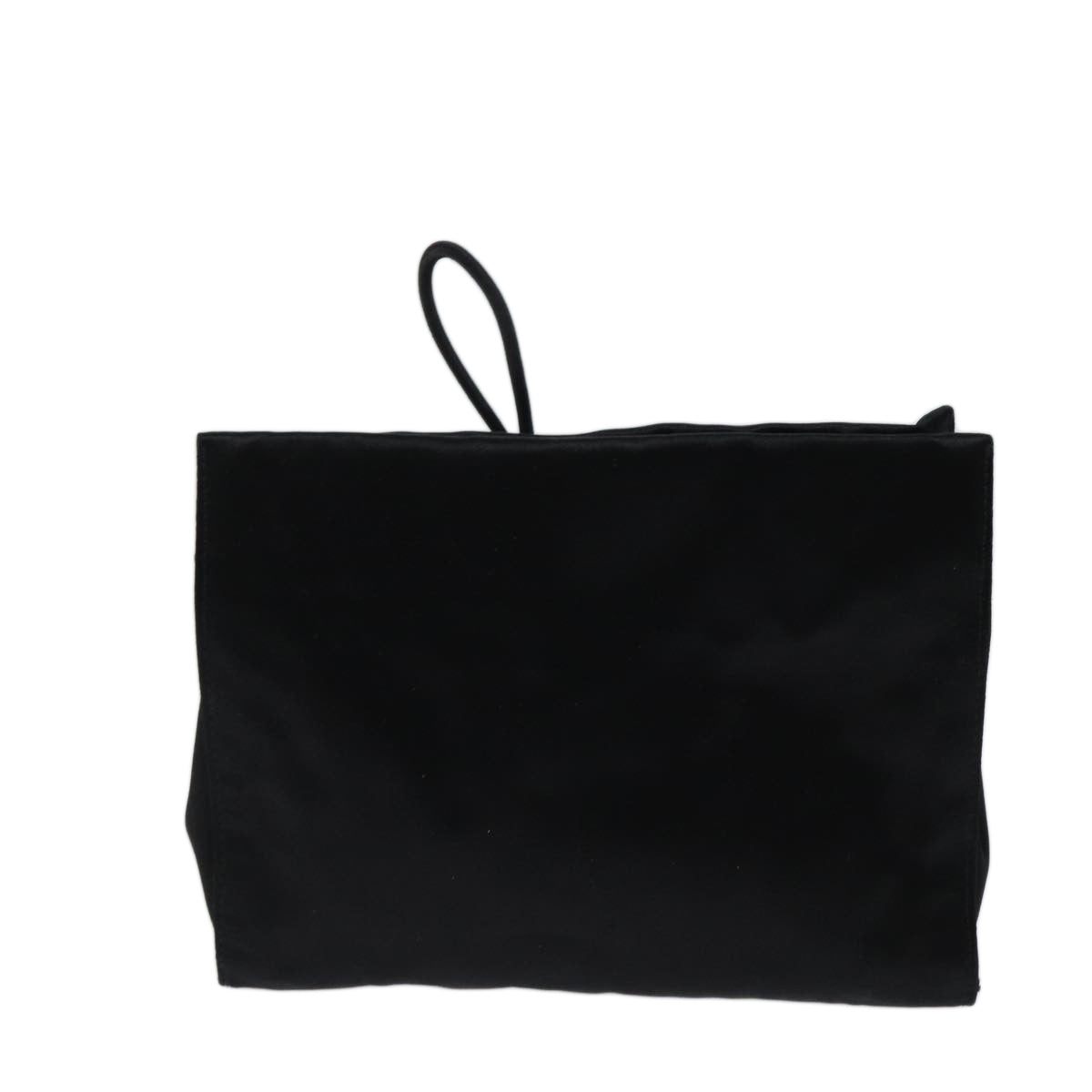 PRADA Pouch Satin Black 72003
