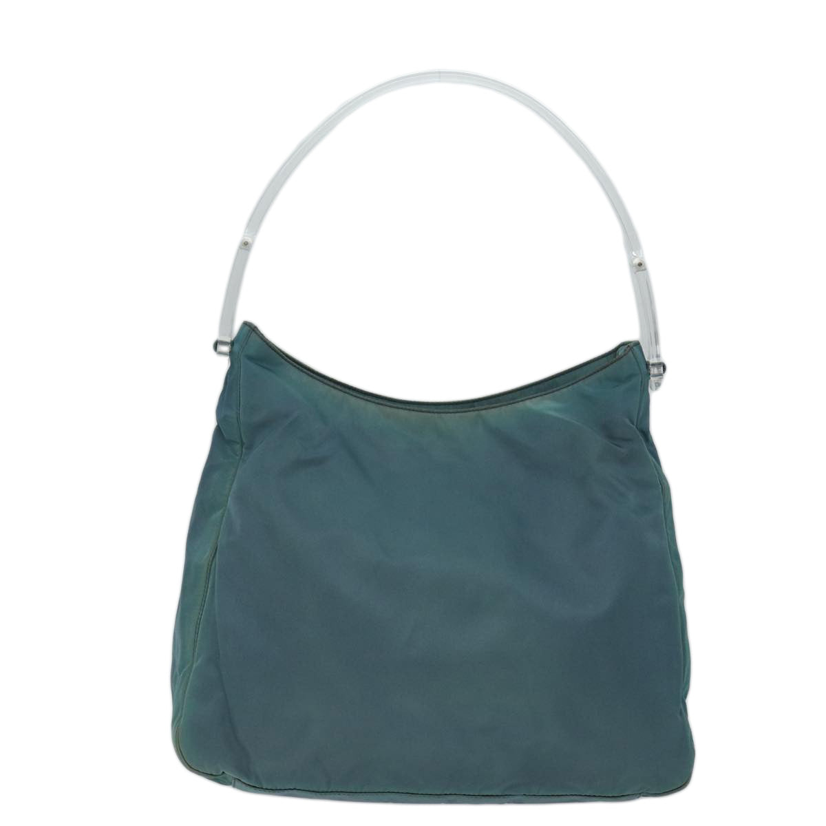 PRADA Shoulder Bag Nylon Green 72004