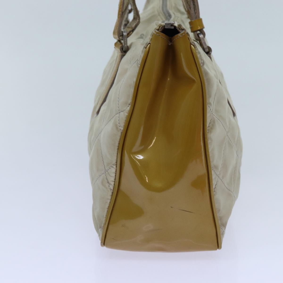 PRADA Shoulder Bag Nylon Beige 72005