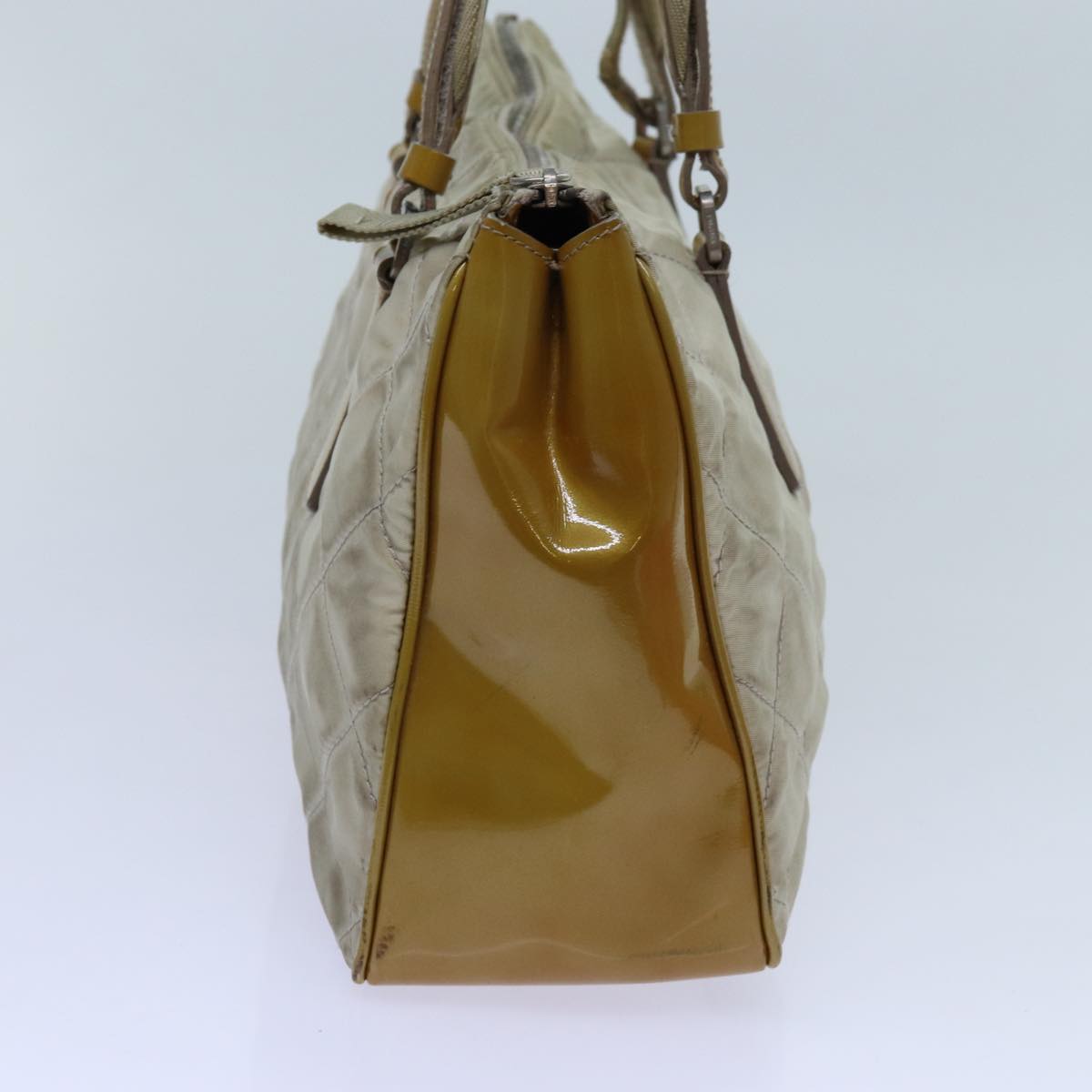 PRADA Shoulder Bag Nylon Beige 72005
