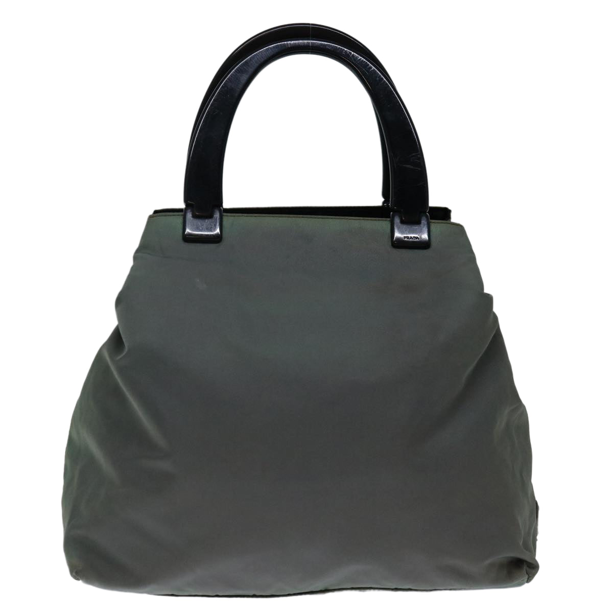 PRADA Hand Bag Nylon Khaki 72006