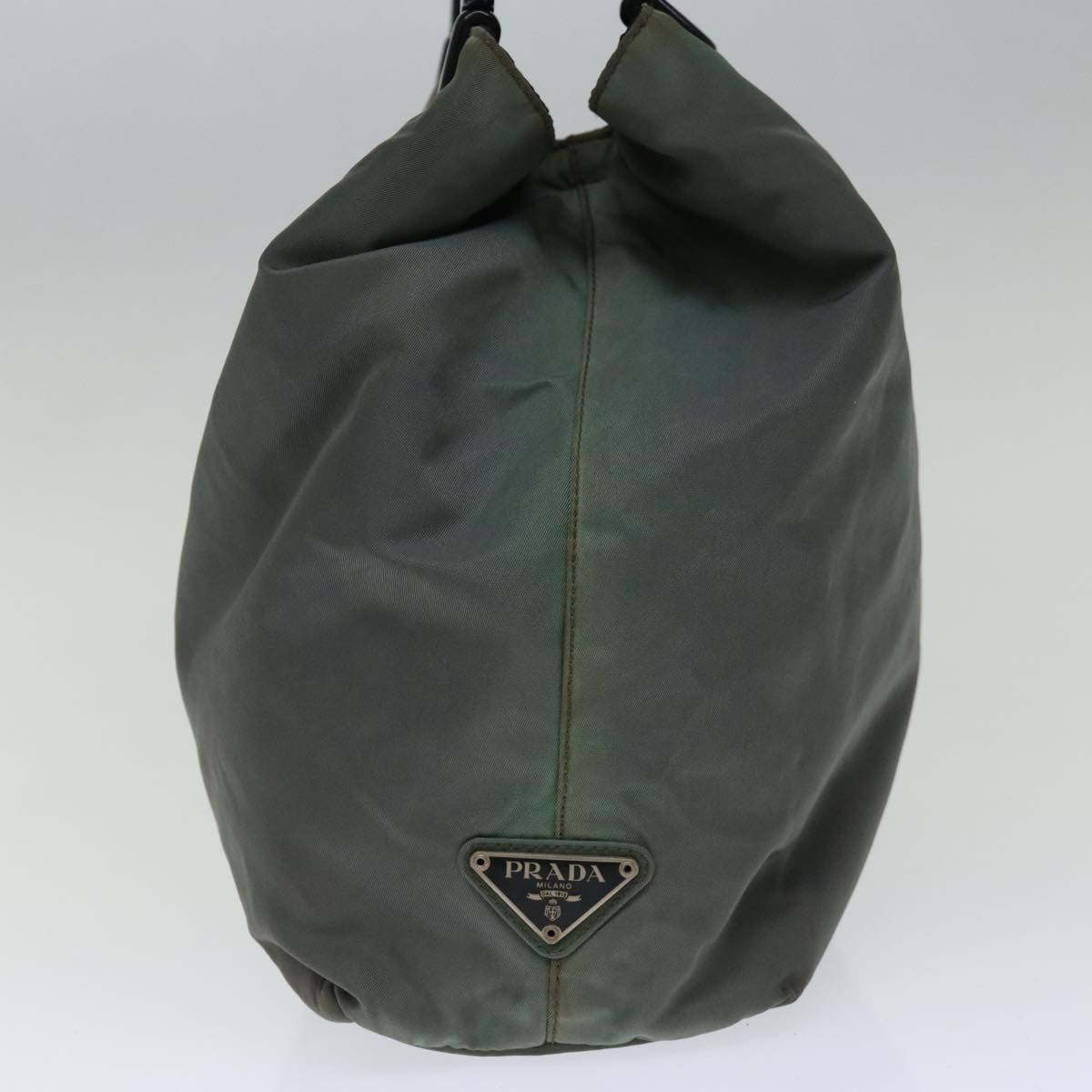 PRADA Hand Bag Nylon Khaki 72006