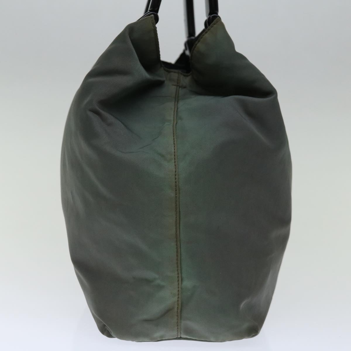 PRADA Hand Bag Nylon Khaki 72006