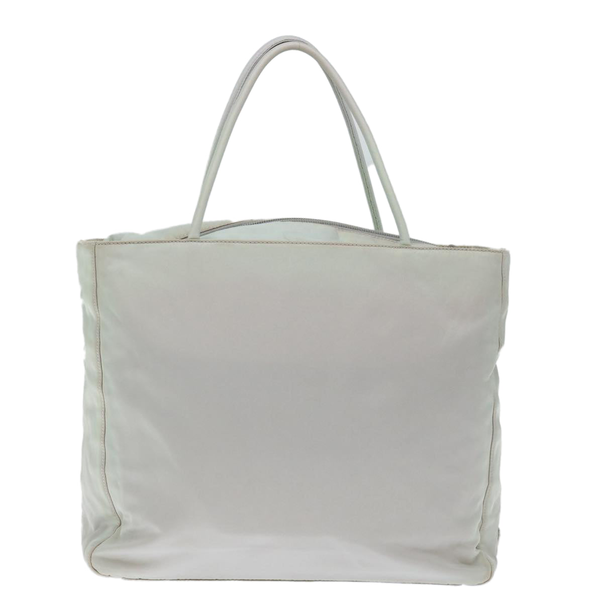 PRADA Hand Bag Nylon Gray 72008