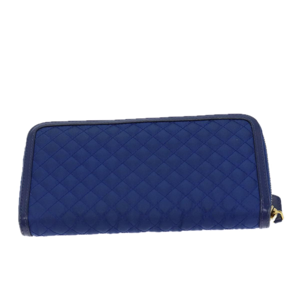 PRADA Long Wallet Nylon Blue 72014