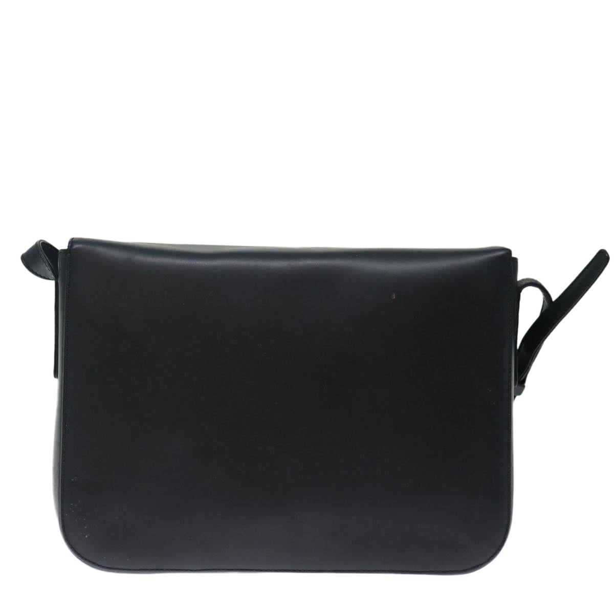PRADA Shoulder Bag Leather Black 72022