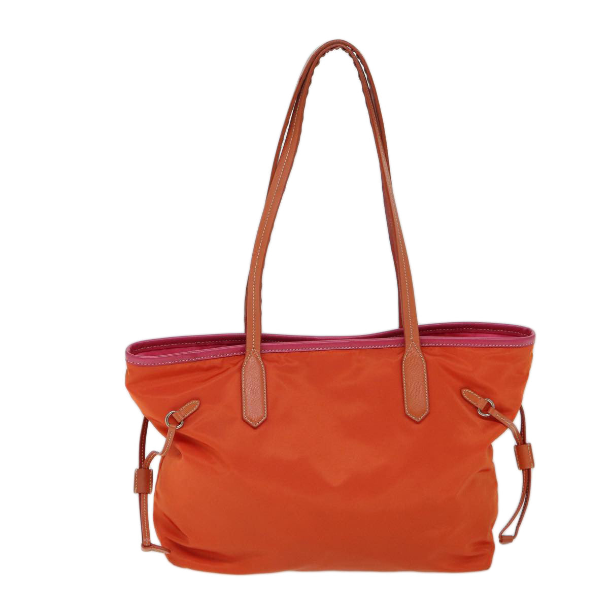 PRADA Tote Bag Nylon Orange 72024