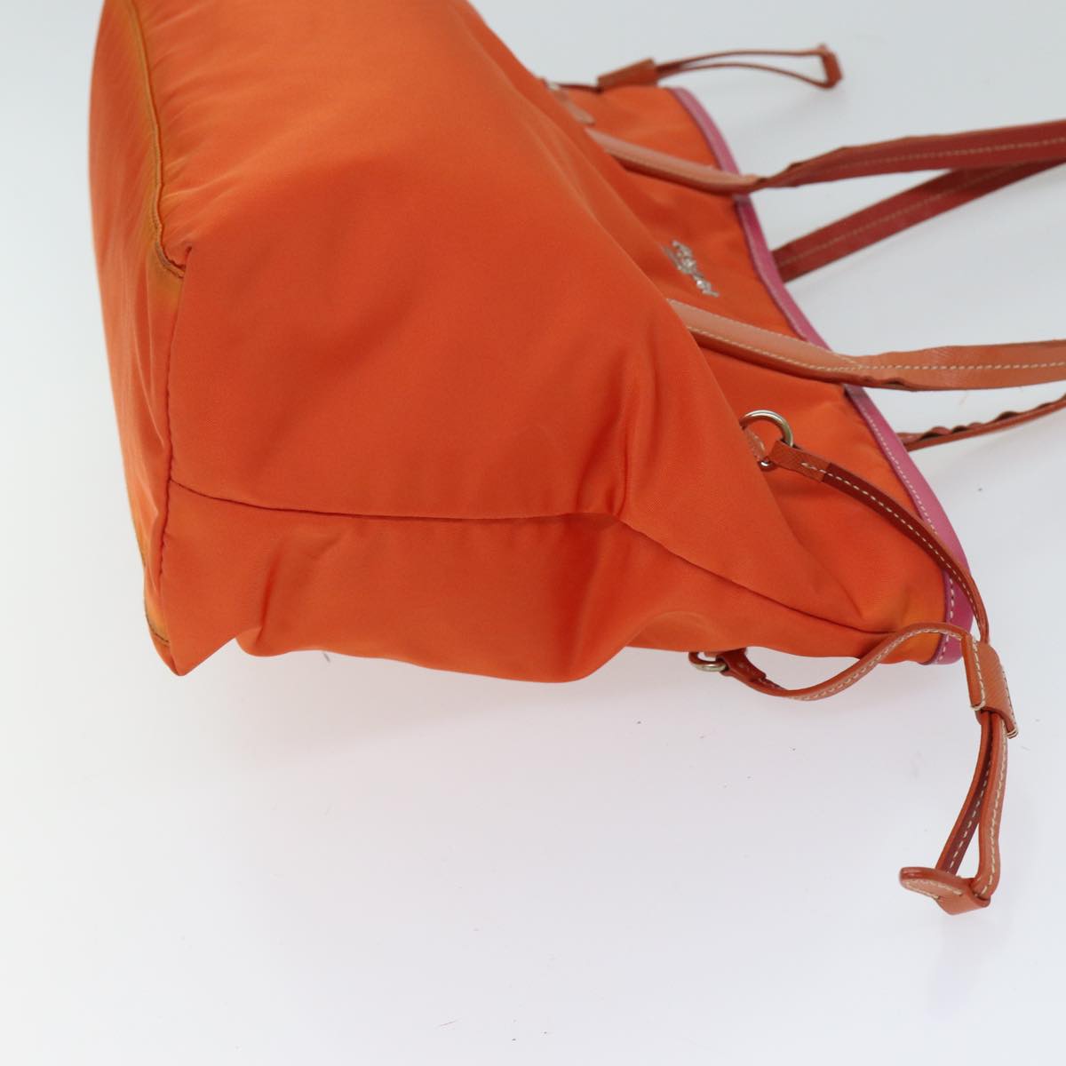 PRADA Tote Bag Nylon Orange 72024