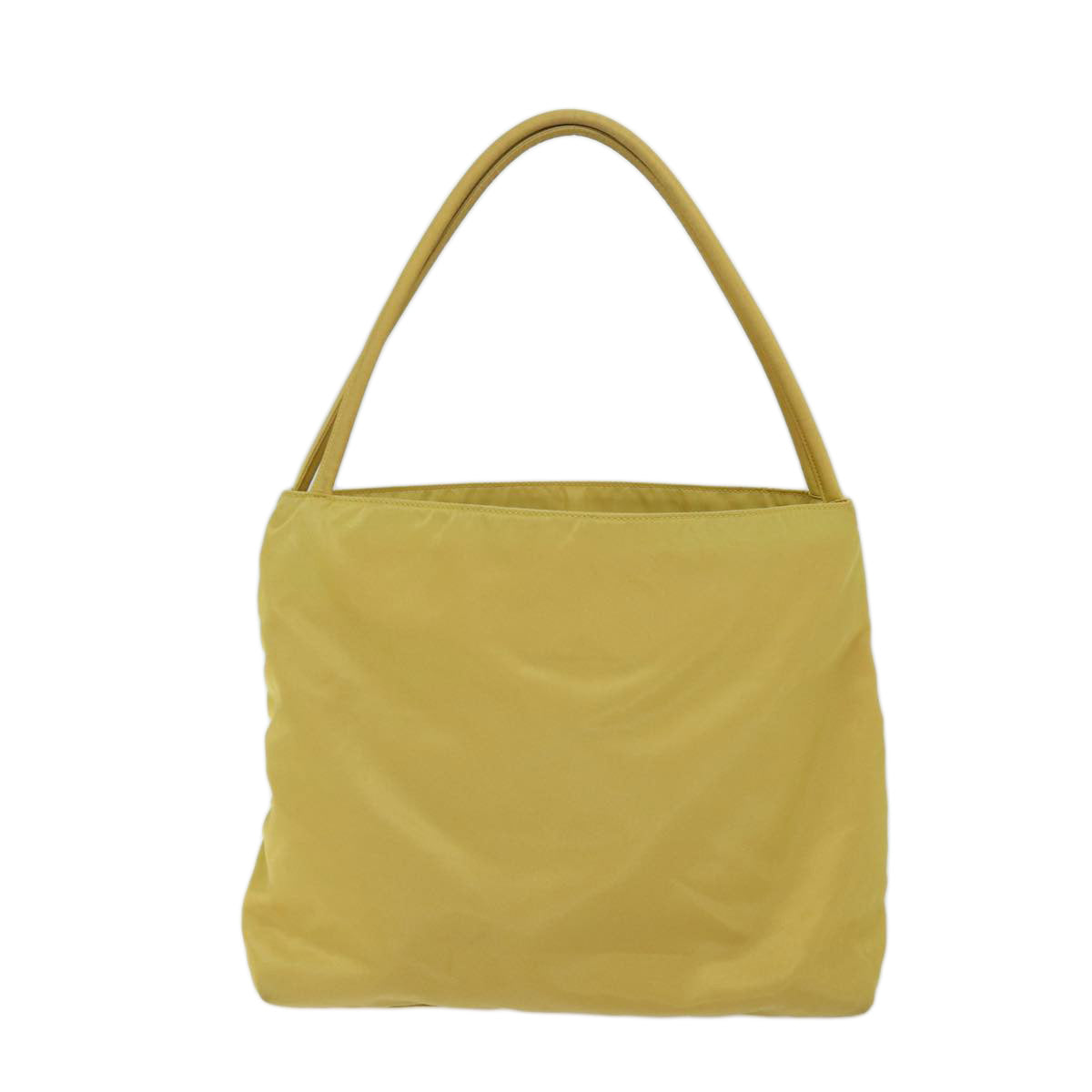 PRADA Shoulder Bag Nylon Yellow 72039