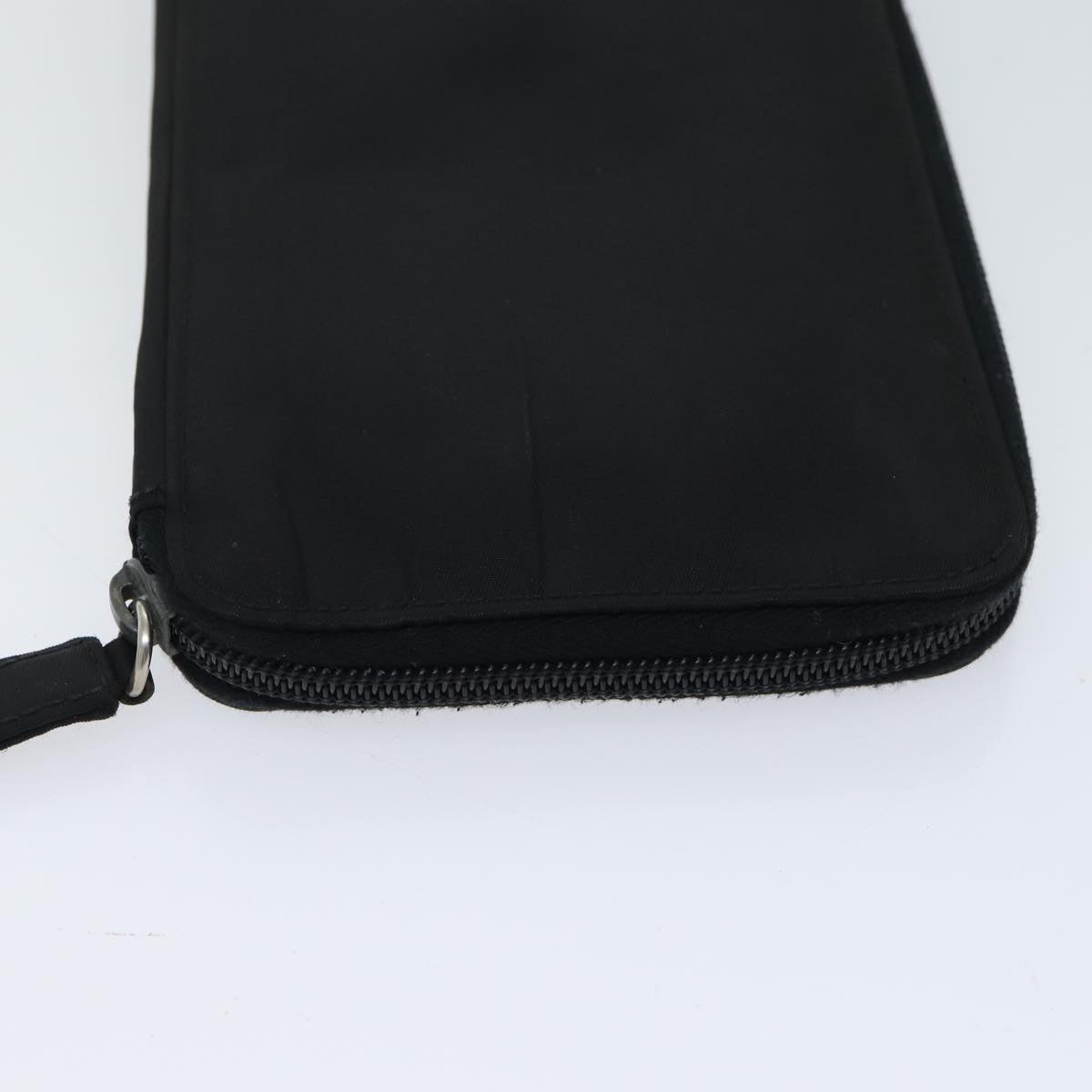 PRADA Long Wallet Nylon Black 72087