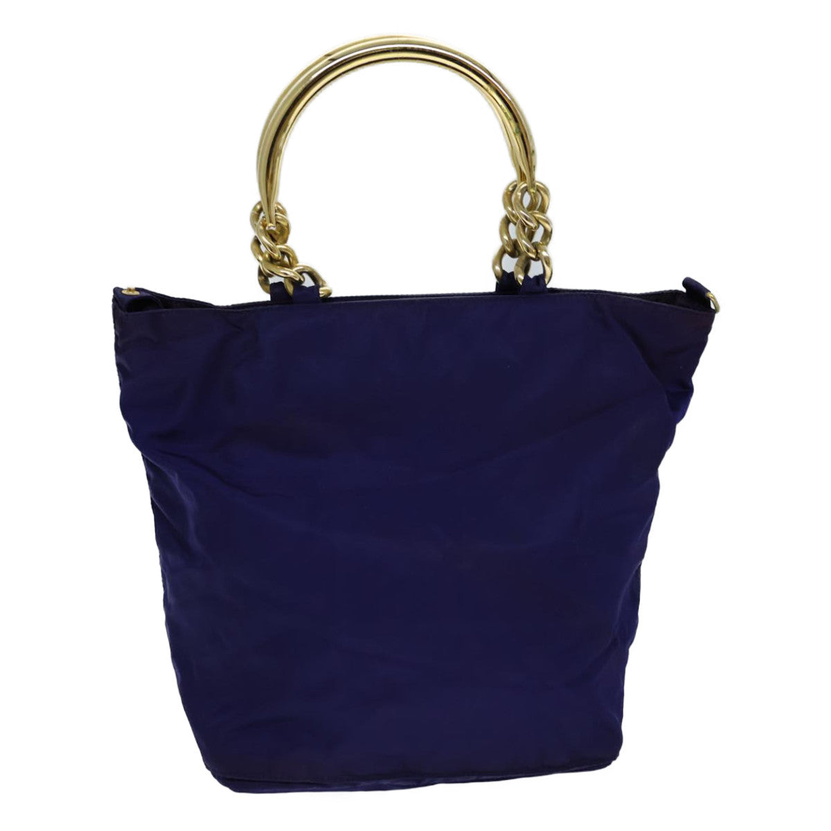 PRADA Hand Bag Nylon Purple 72133