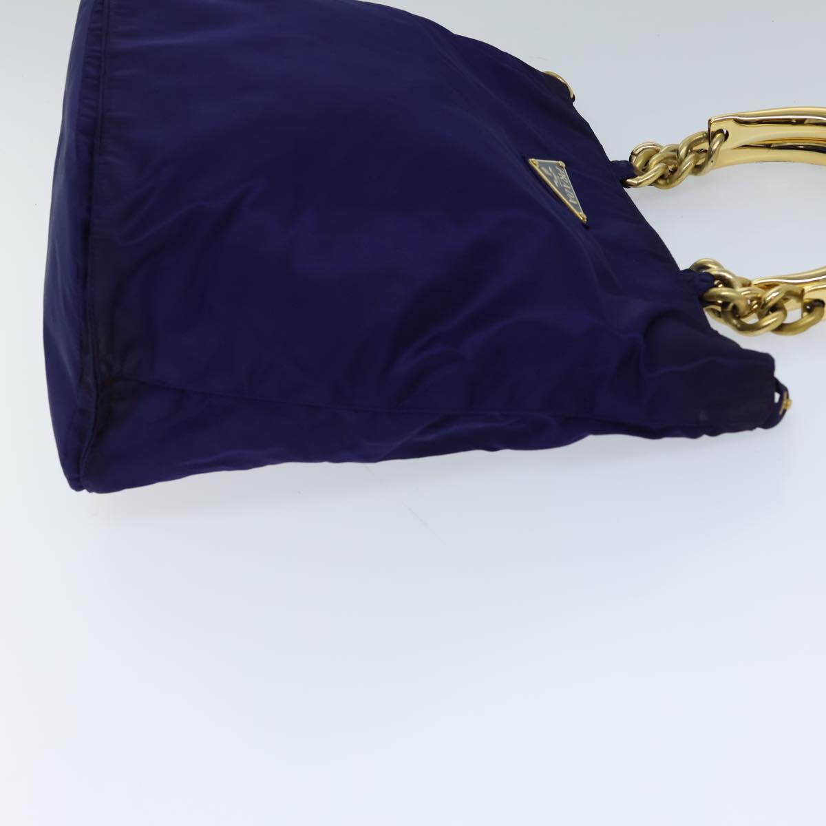 PRADA Hand Bag Nylon Purple 72133