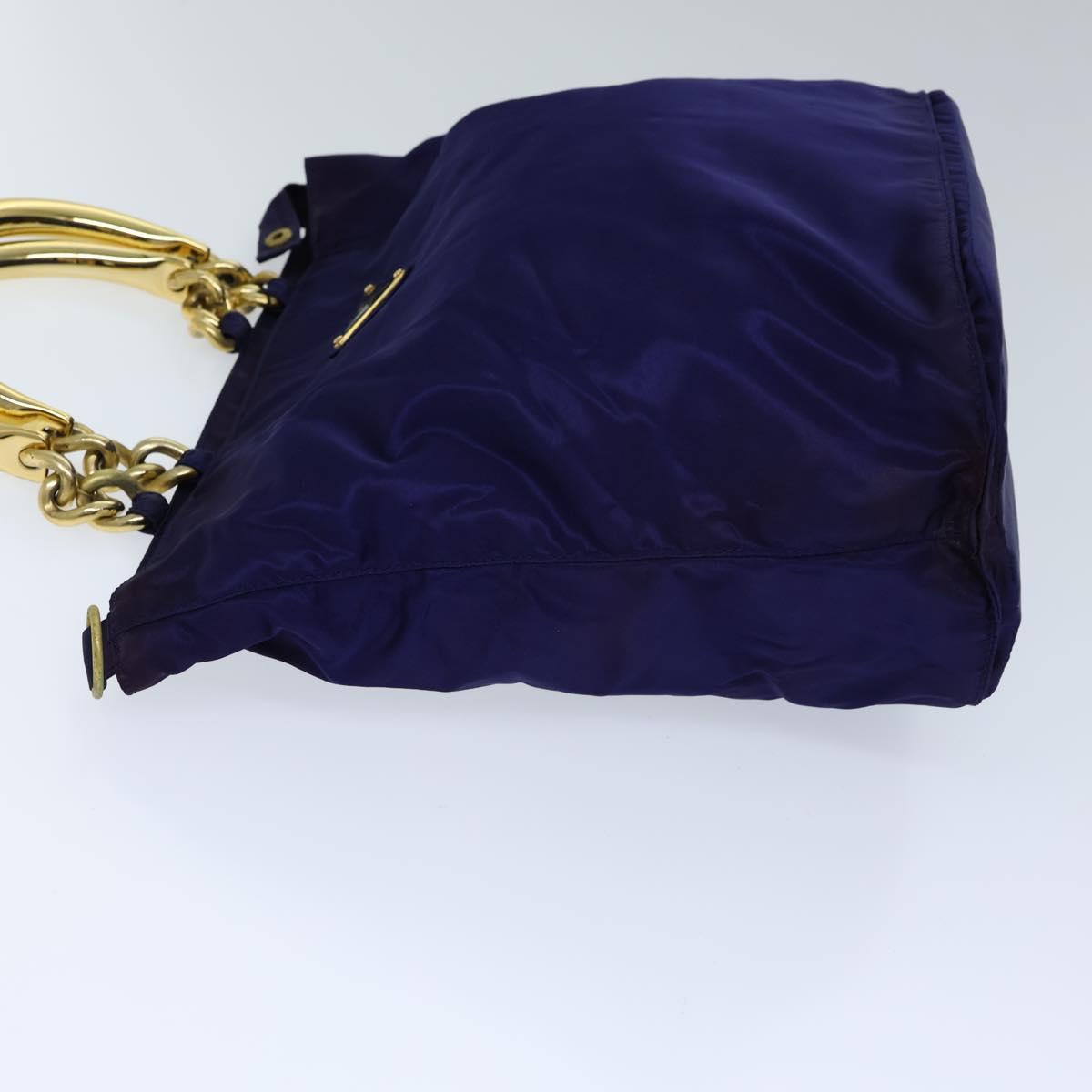 PRADA Hand Bag Nylon Purple 72133