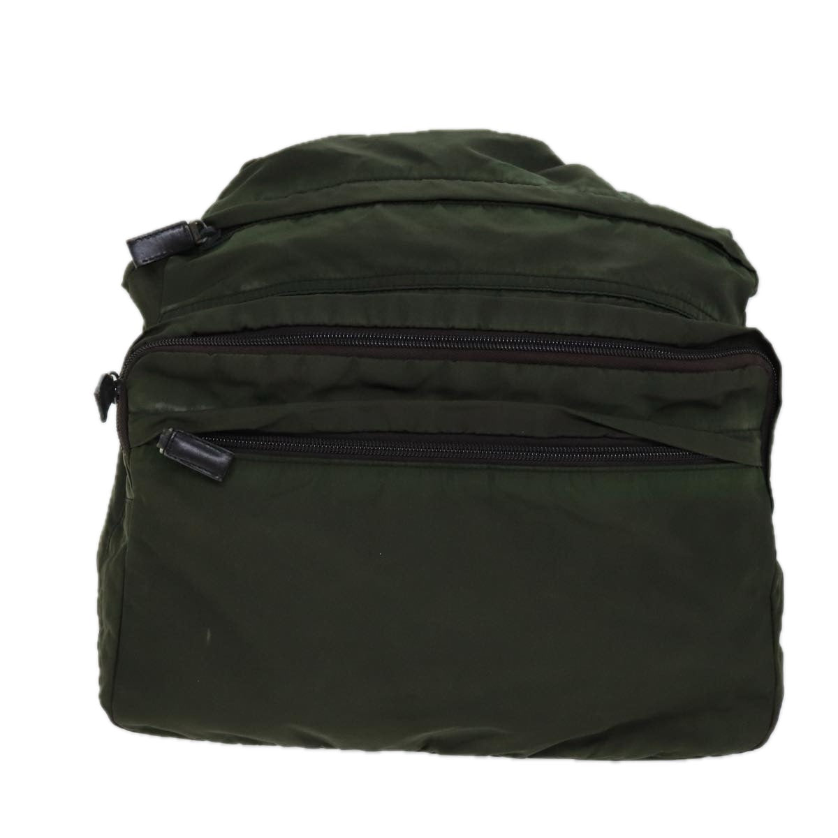 PRADA Shoulder Bag Nylon Khaki 72139