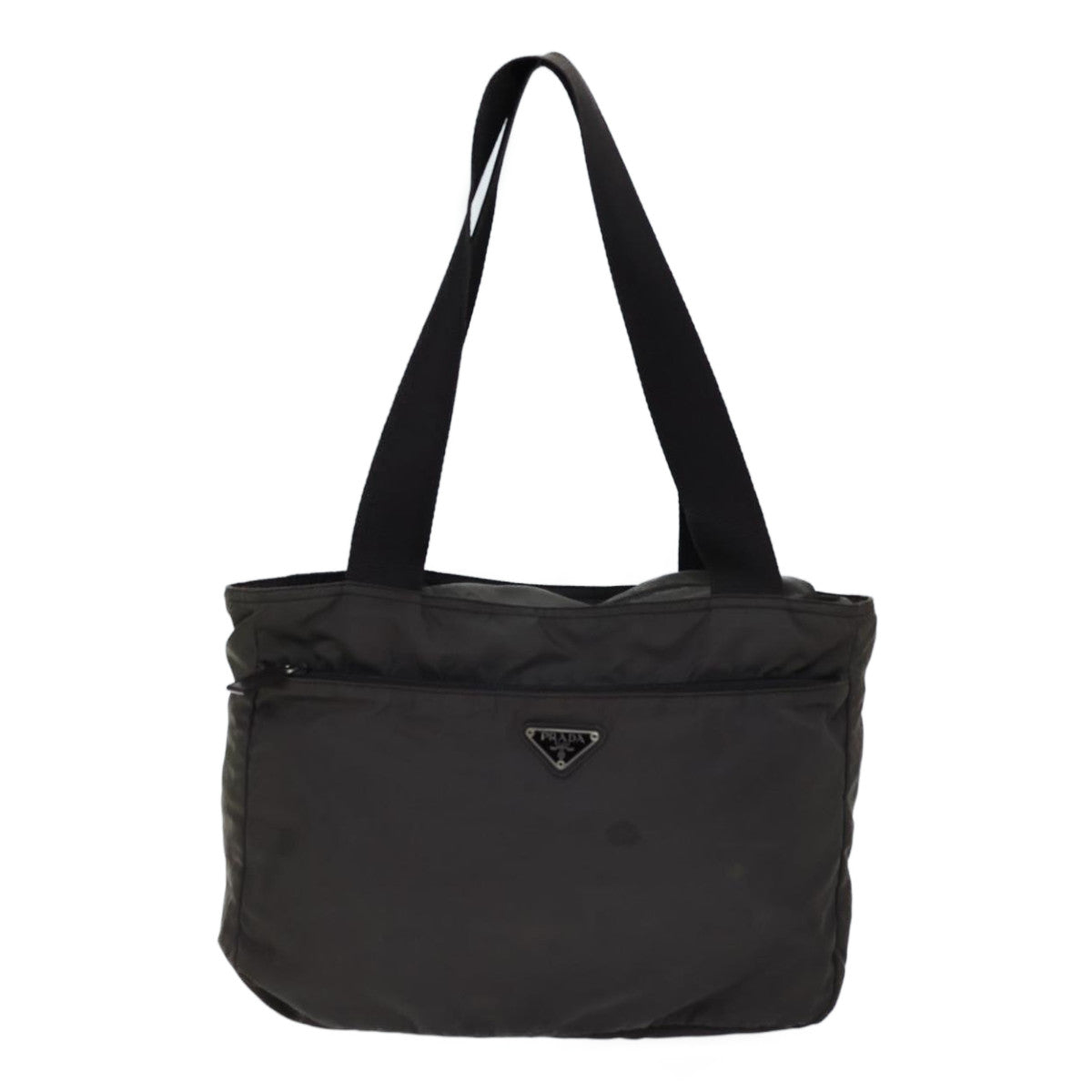 PRADA Tote Bag Nylon Brown 72152
