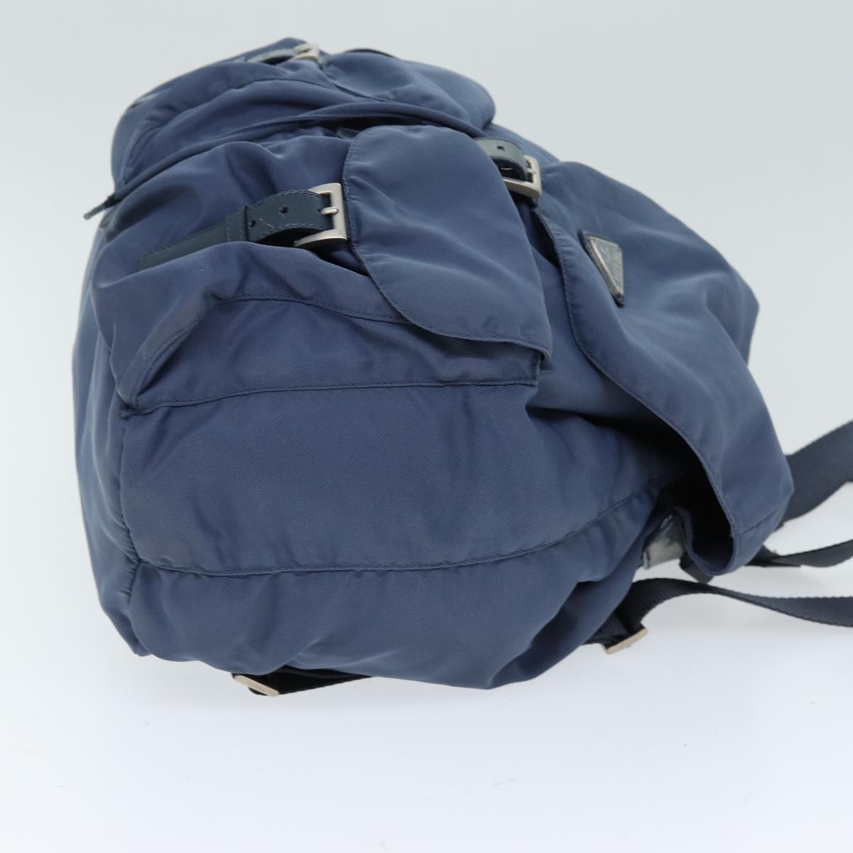 PRADA Backpack Nylon Blue 72169