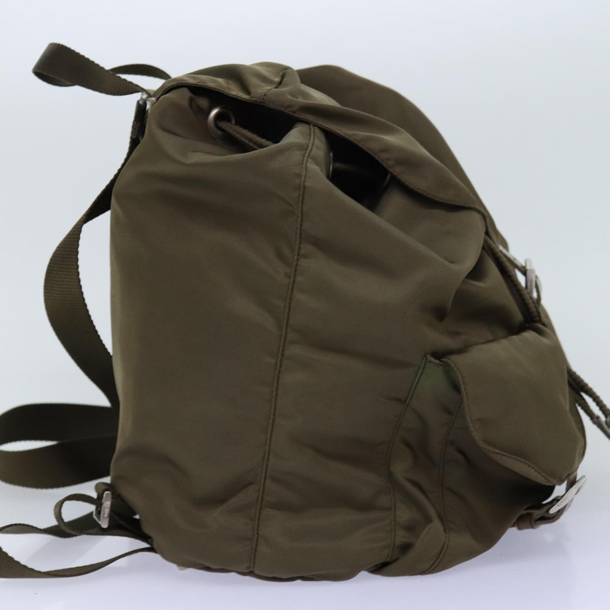 PRADA Backpack Nylon Brown 72453