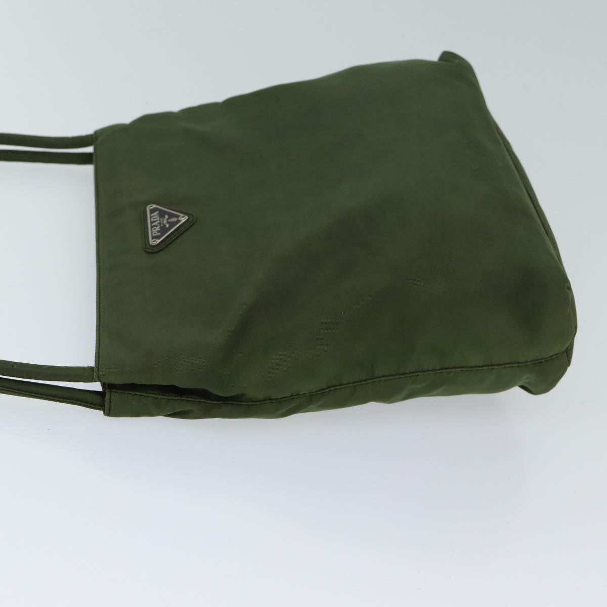PRADA Shoulder Bag Nylon Khaki 72482