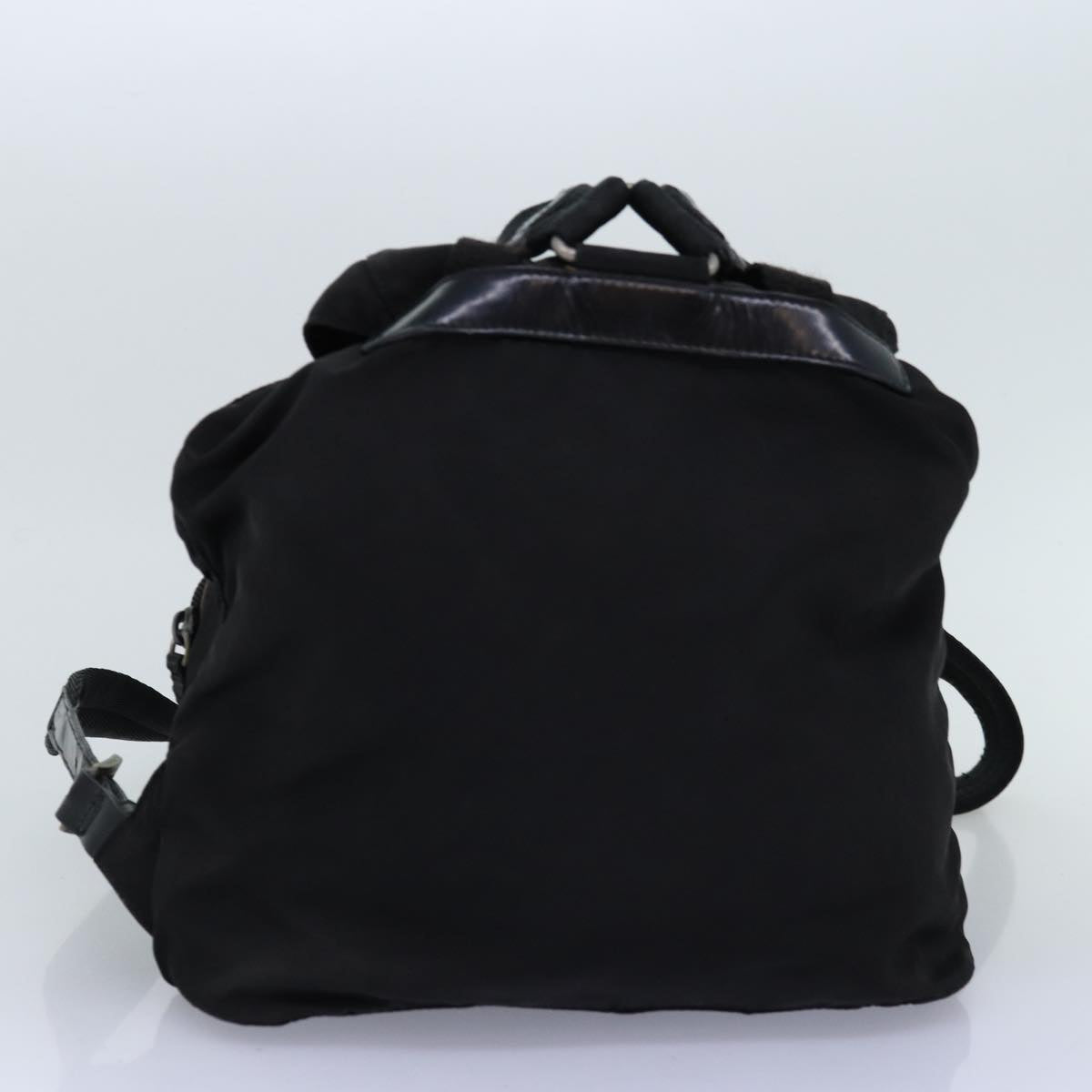 PRADA Backpack Nylon Black 72491