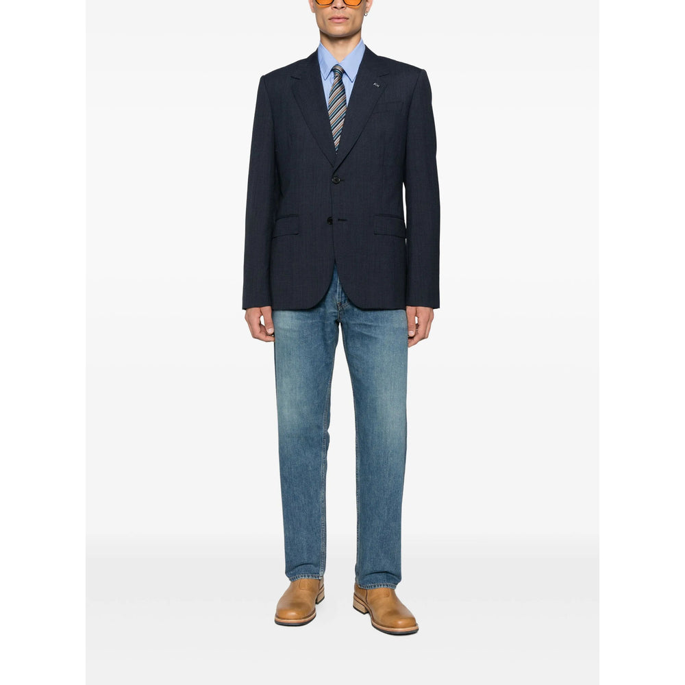 Saint Laurent Blue Denim - Regular & Straight-Leg Jeans Men