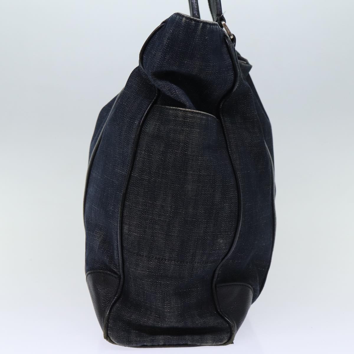 PRADA Tote Bag Denim Navy 72594