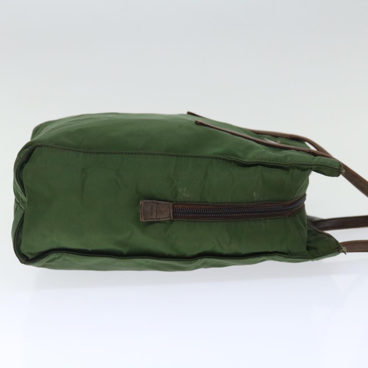 PRADA Hand Bag Nylon Khaki 72610