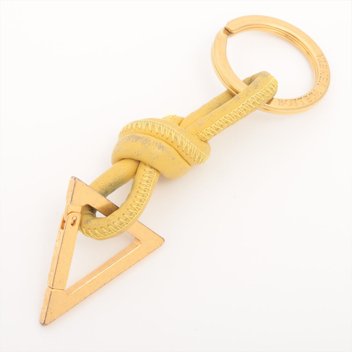 Bottega Veneta Charm GP Leather G× Yellow Earl