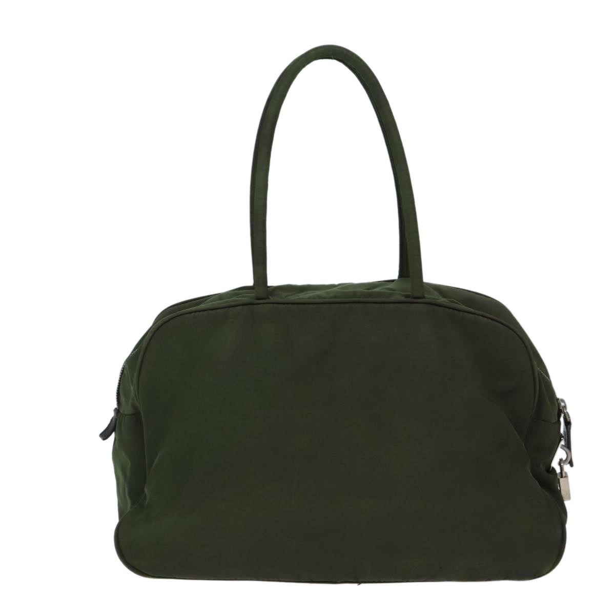 PRADA Hand Bag Nylon Khaki 72642