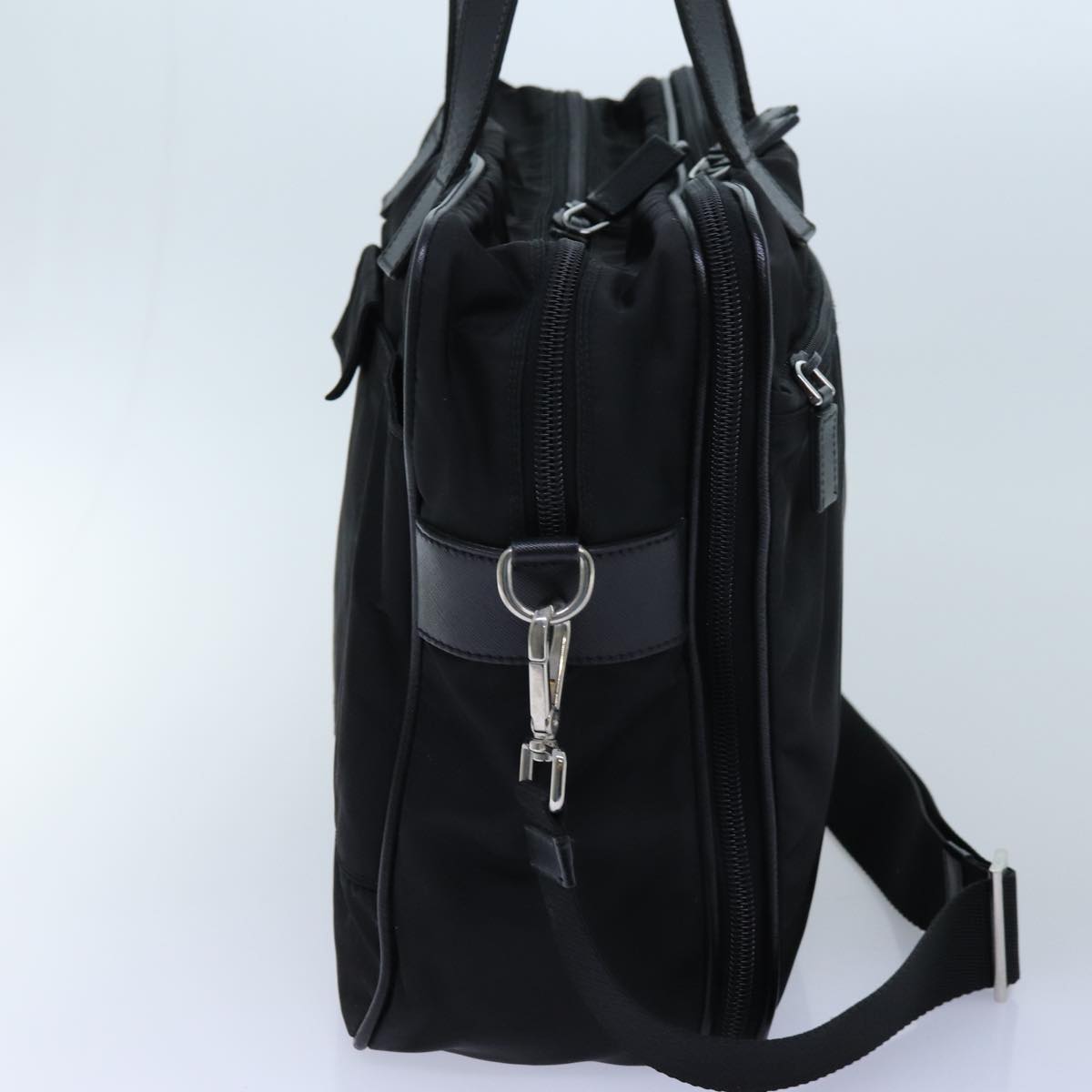 PRADA Hand Bag Nylon 2way Black 72647