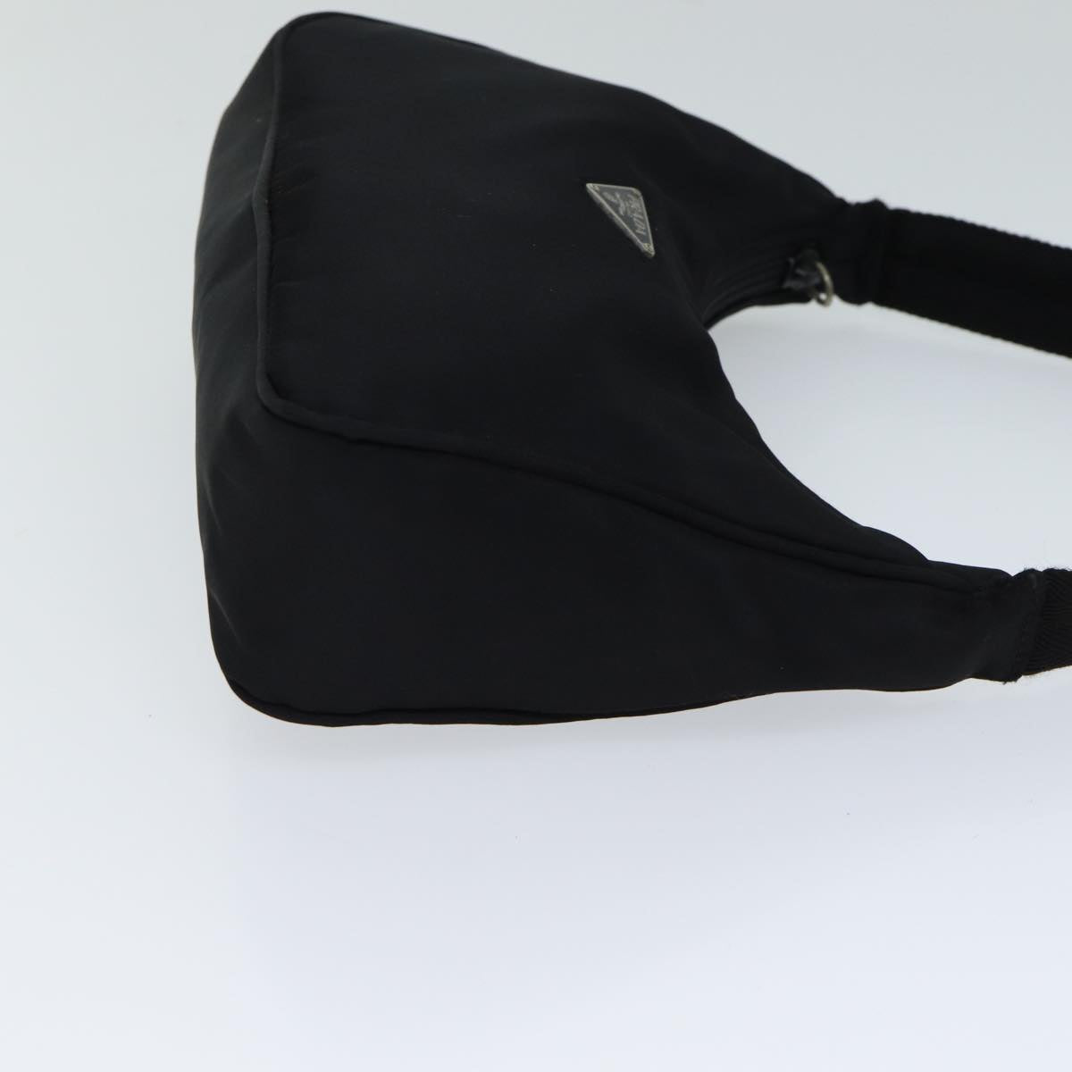 PRADA Hand Bag Nylon Black 72648