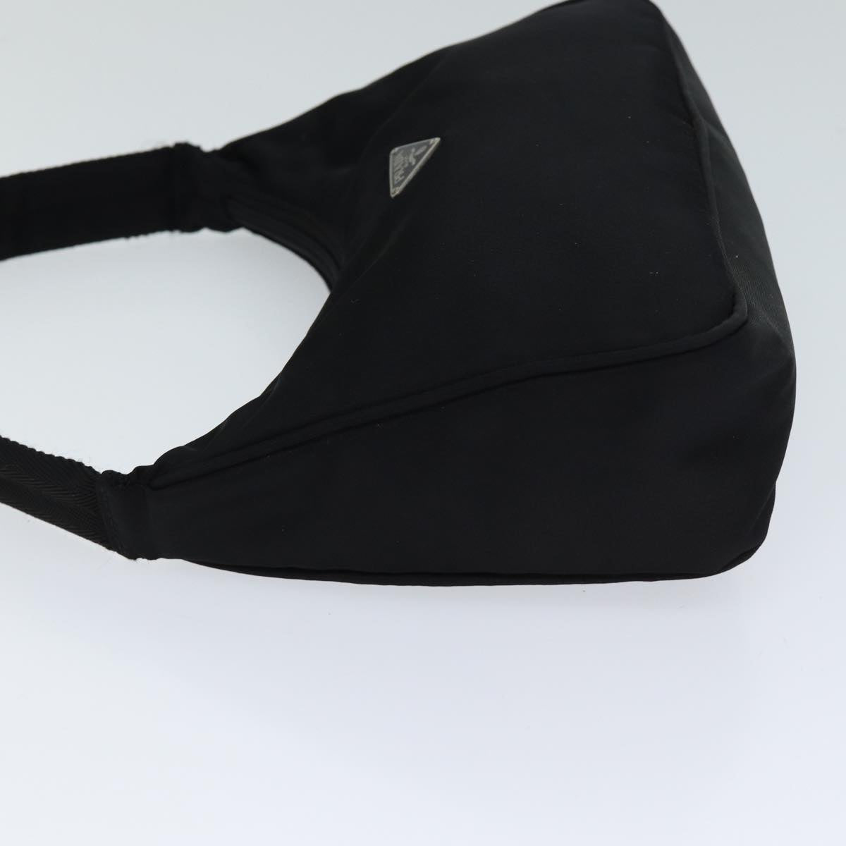 PRADA Hand Bag Nylon Black 72648