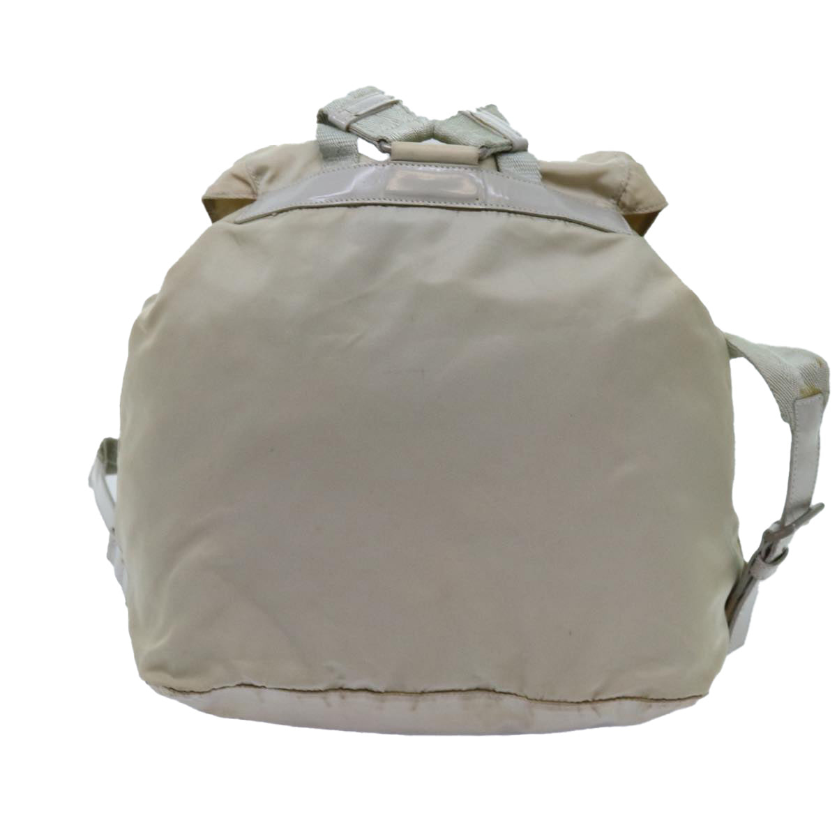 PRADA Backpack Nylon Beige 72678