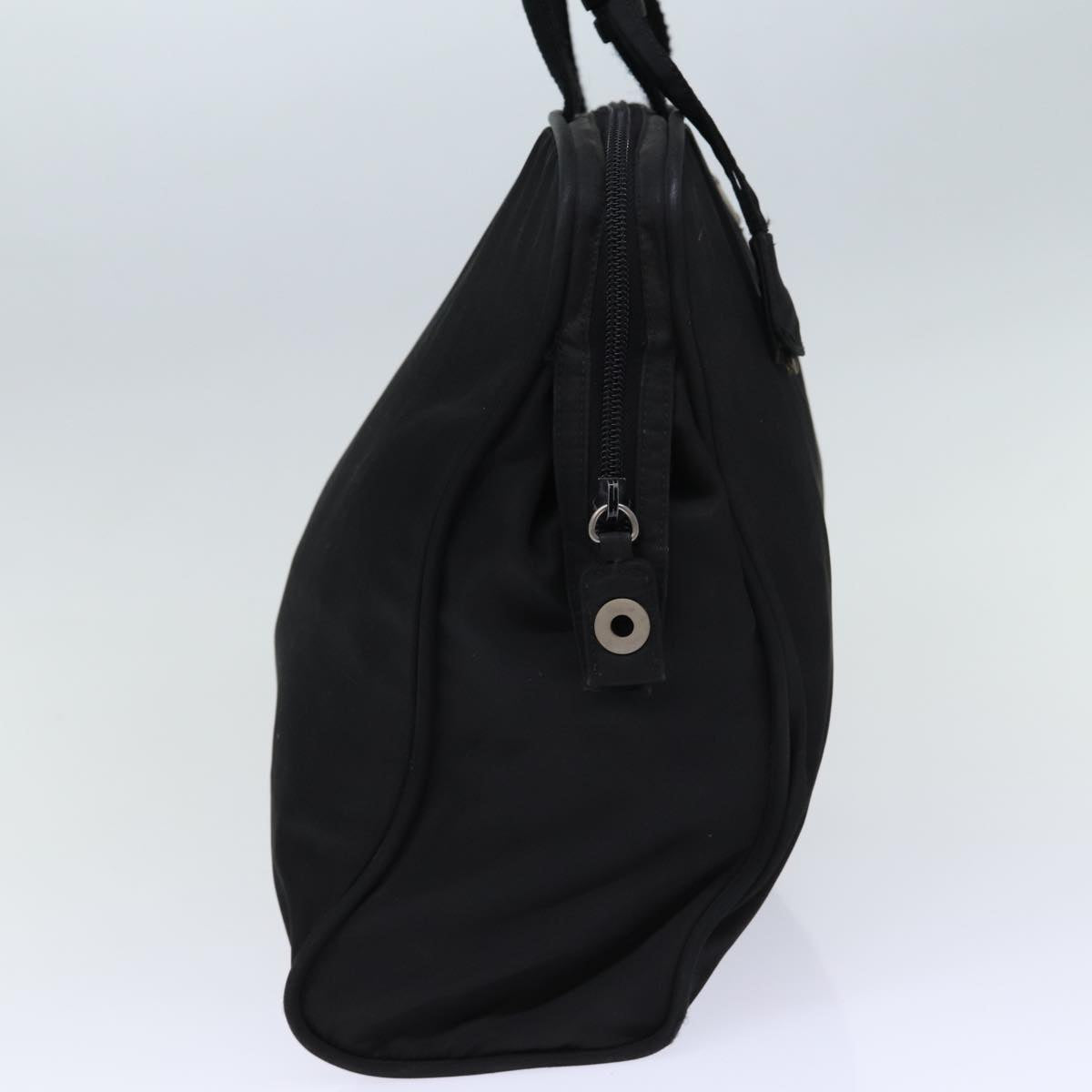 PRADA Hand Bag Nylon Black 72684