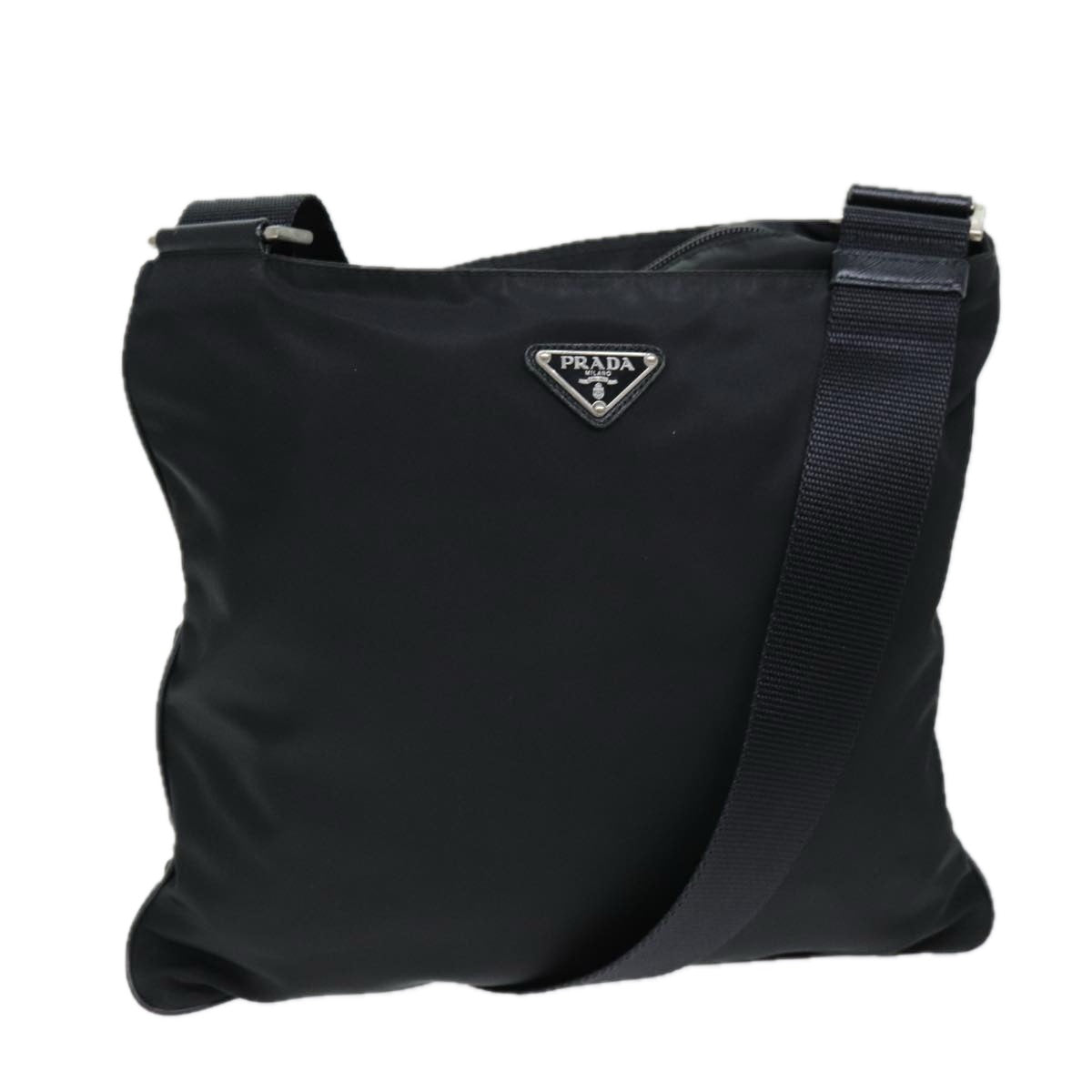 PRADA Shoulder Bag Nylon Black 72842