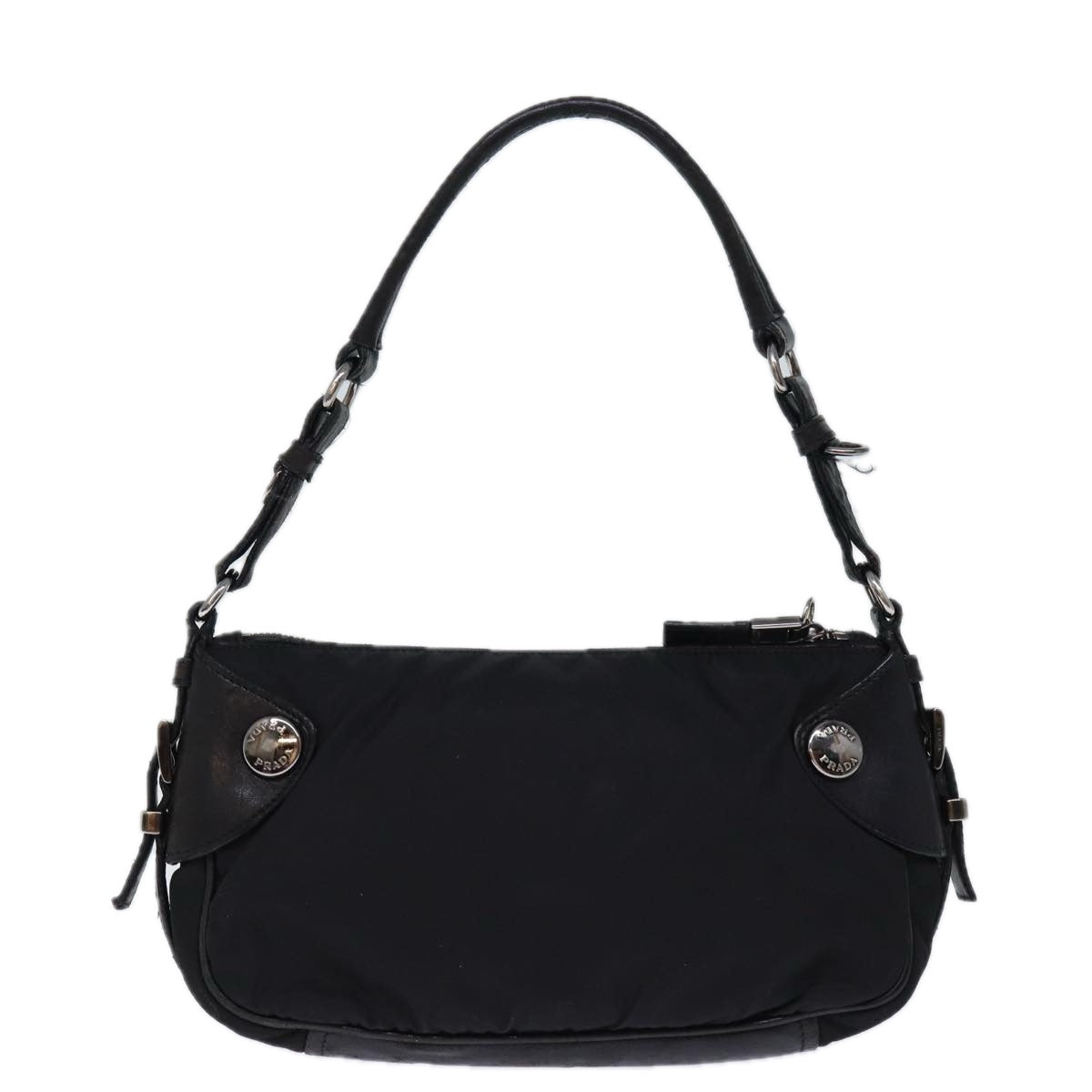 PRADA Shoulder Bag Nylon Black 72853