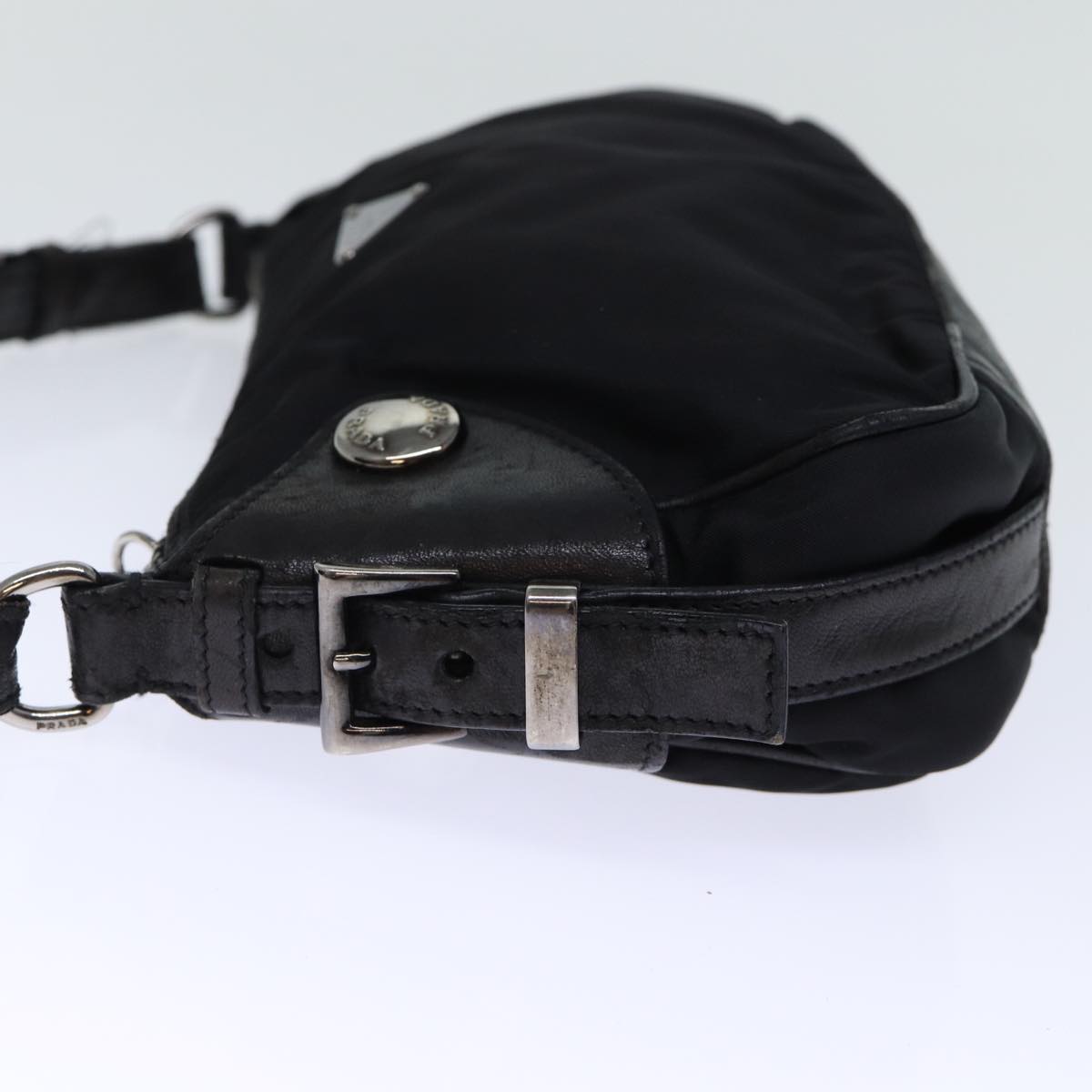 PRADA Shoulder Bag Nylon Black 72853
