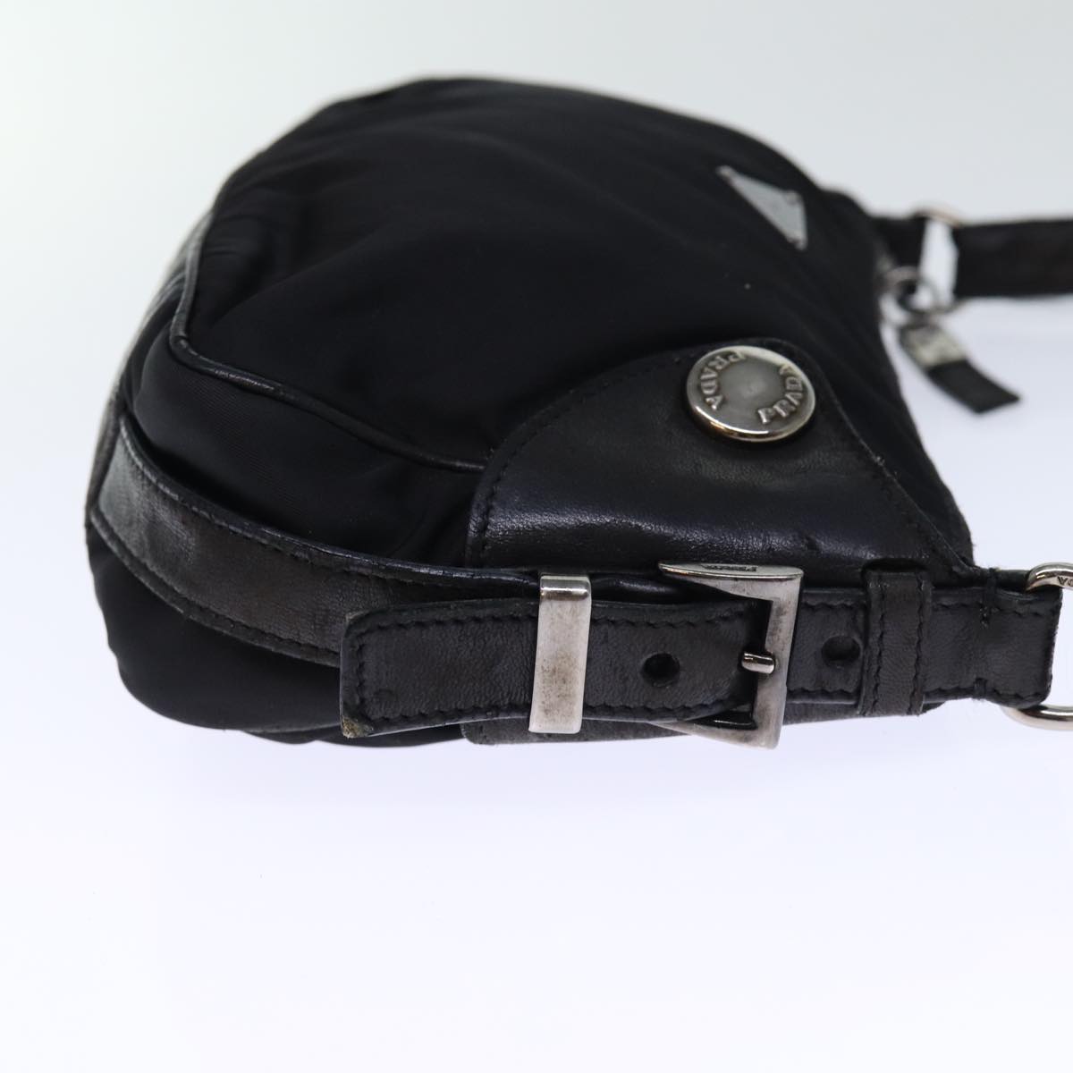 PRADA Shoulder Bag Nylon Black 72853