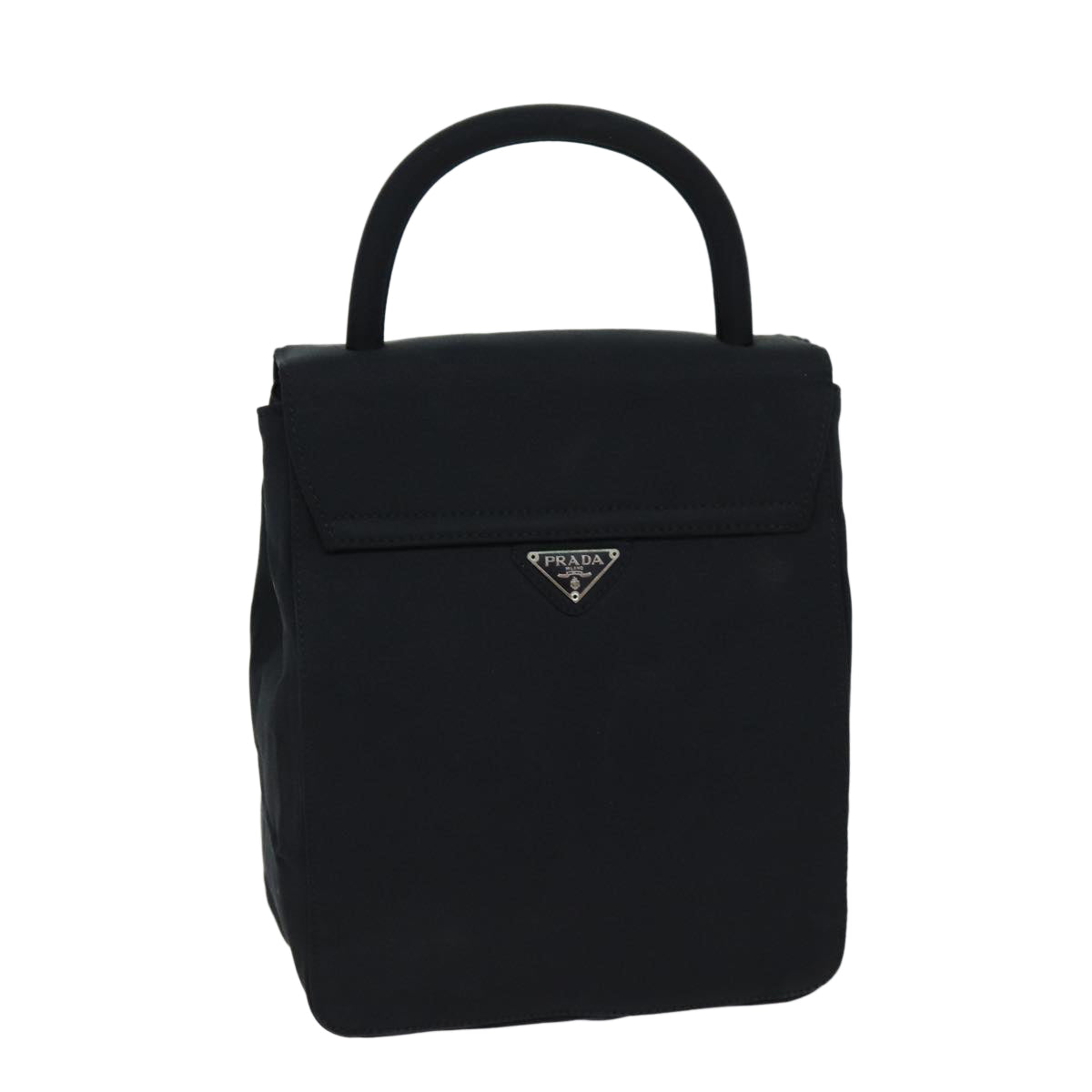 PRADA Hand Bag Nylon Black 72886