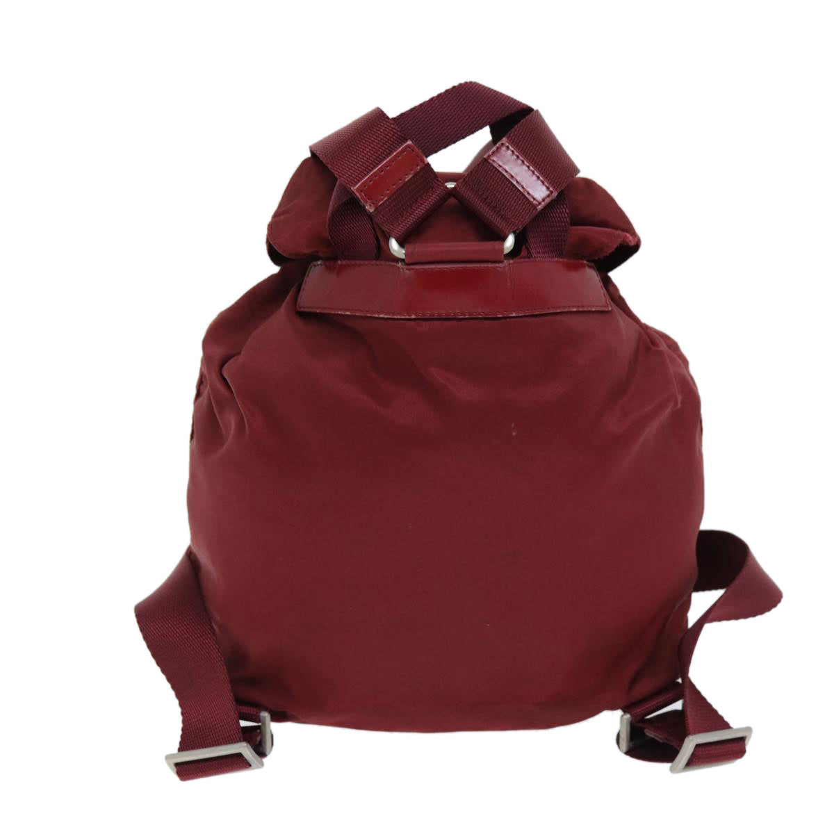 PRADA Backpack Nylon Red 72956