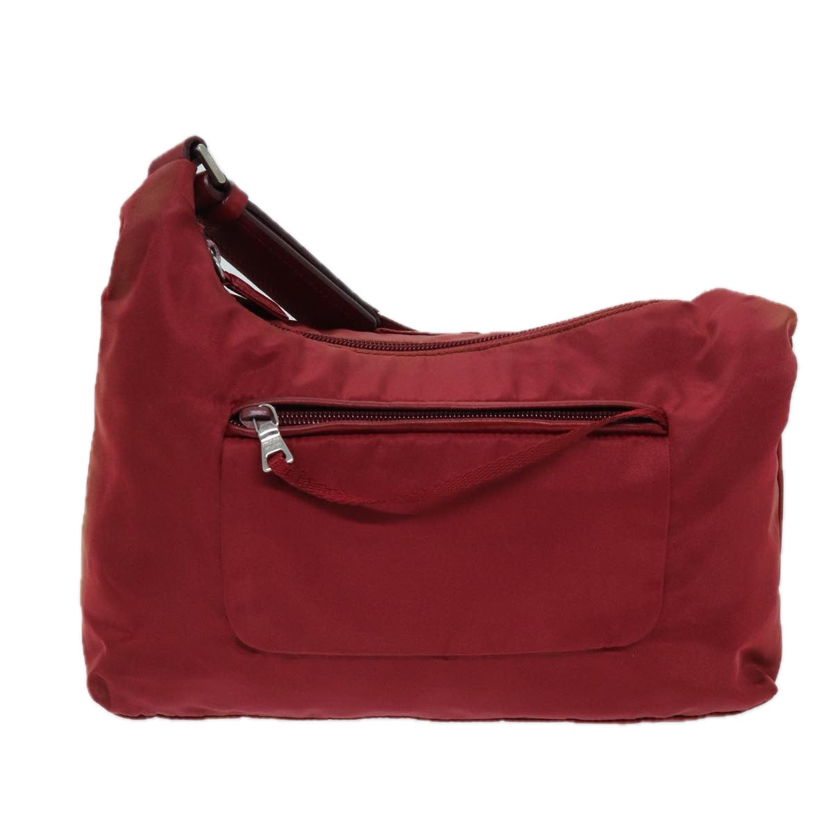 PRADA Shoulder Bag Nylon Red 73100