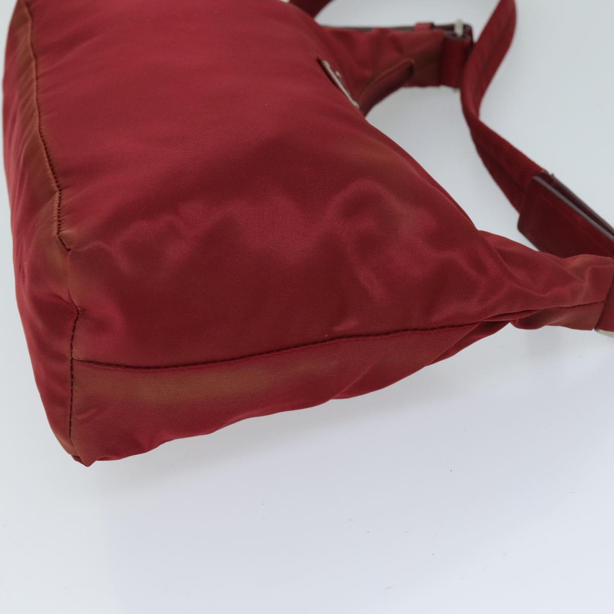 PRADA Shoulder Bag Nylon Red 73100