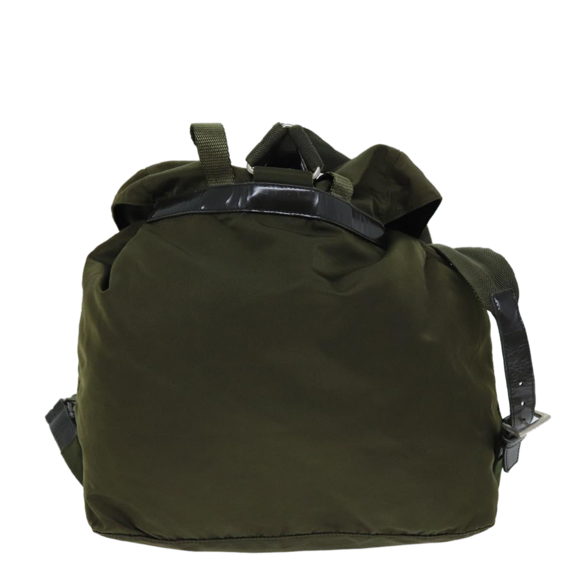 PRADA Backpack Nylon Khaki 73101