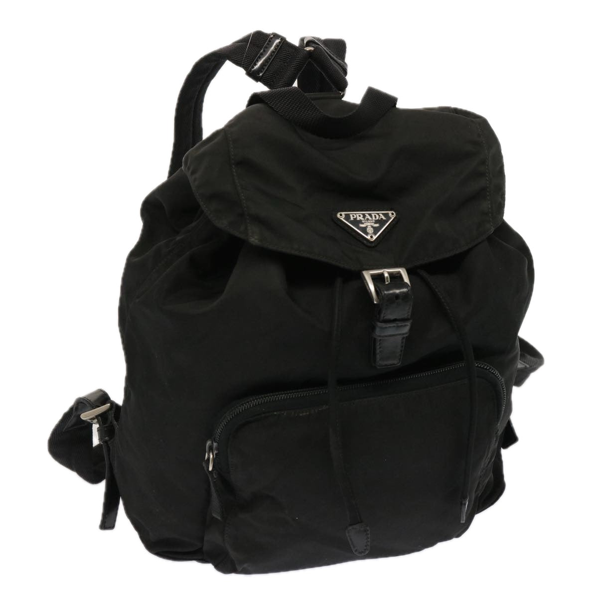 PRADA Backpack Nylon Black 73102