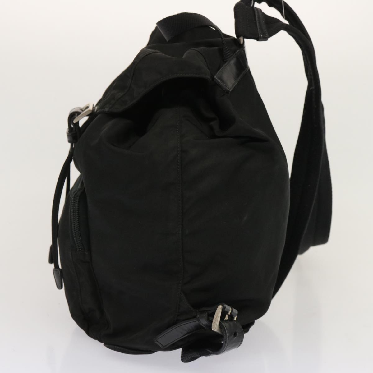 PRADA Backpack Nylon Black 73102