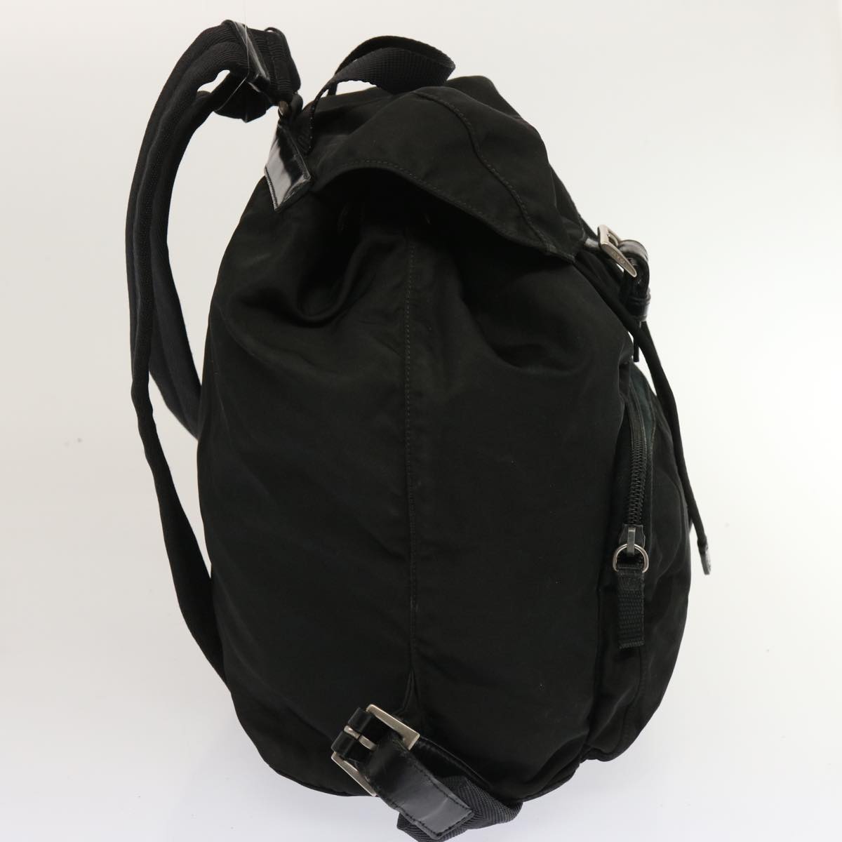 PRADA Backpack Nylon Black 73102