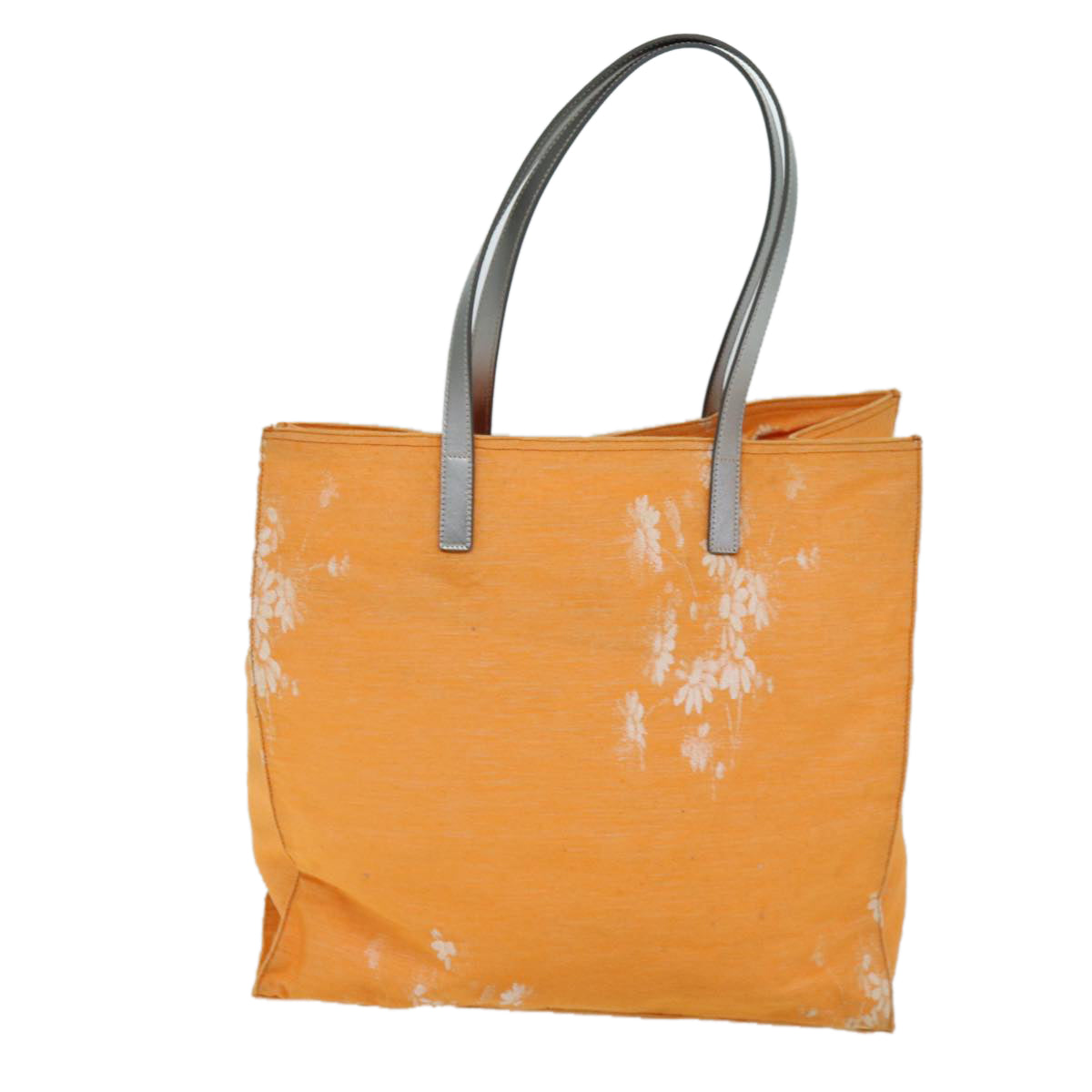 PRADA Tote Bag Canvas Orange 73103
