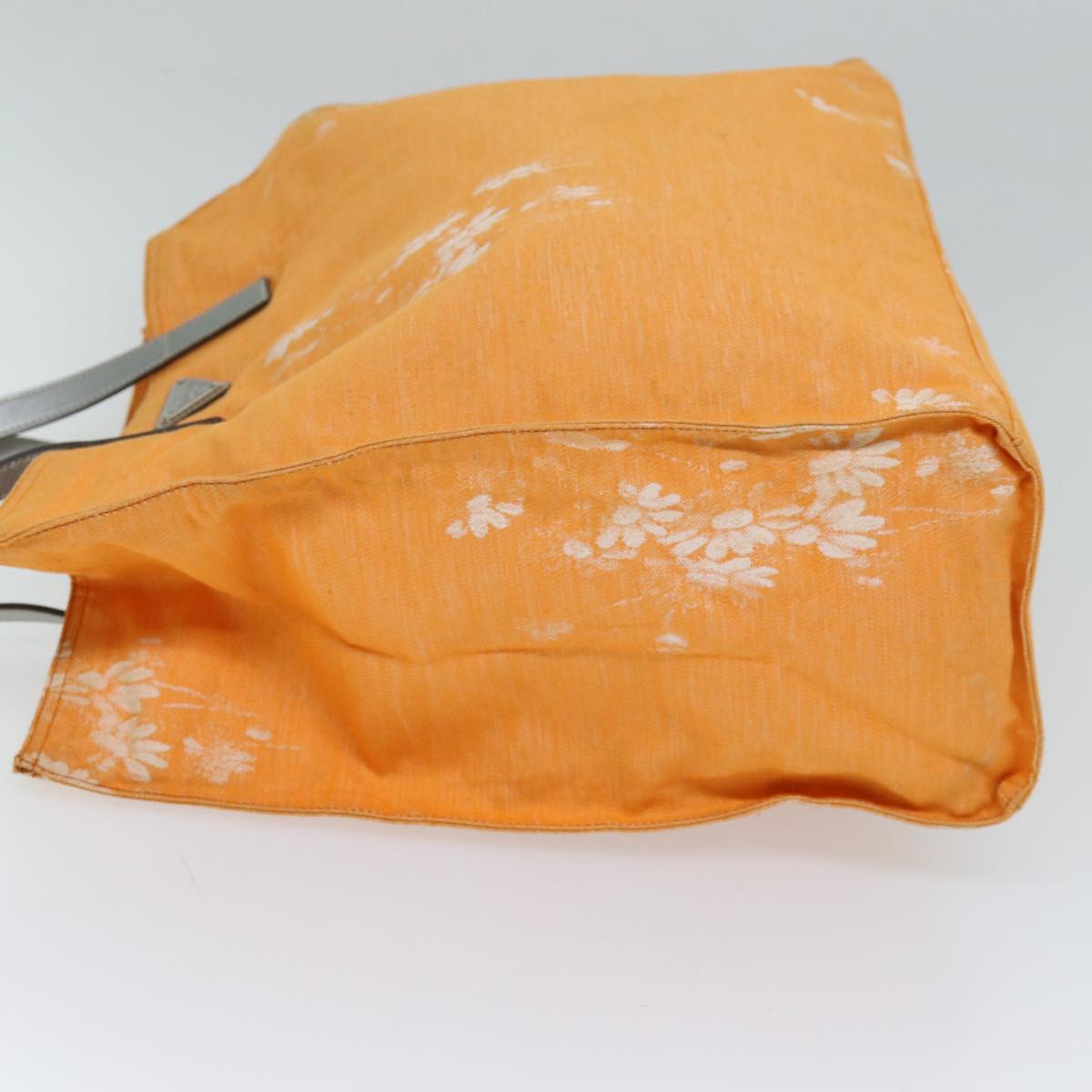 PRADA Tote Bag Canvas Orange 73103