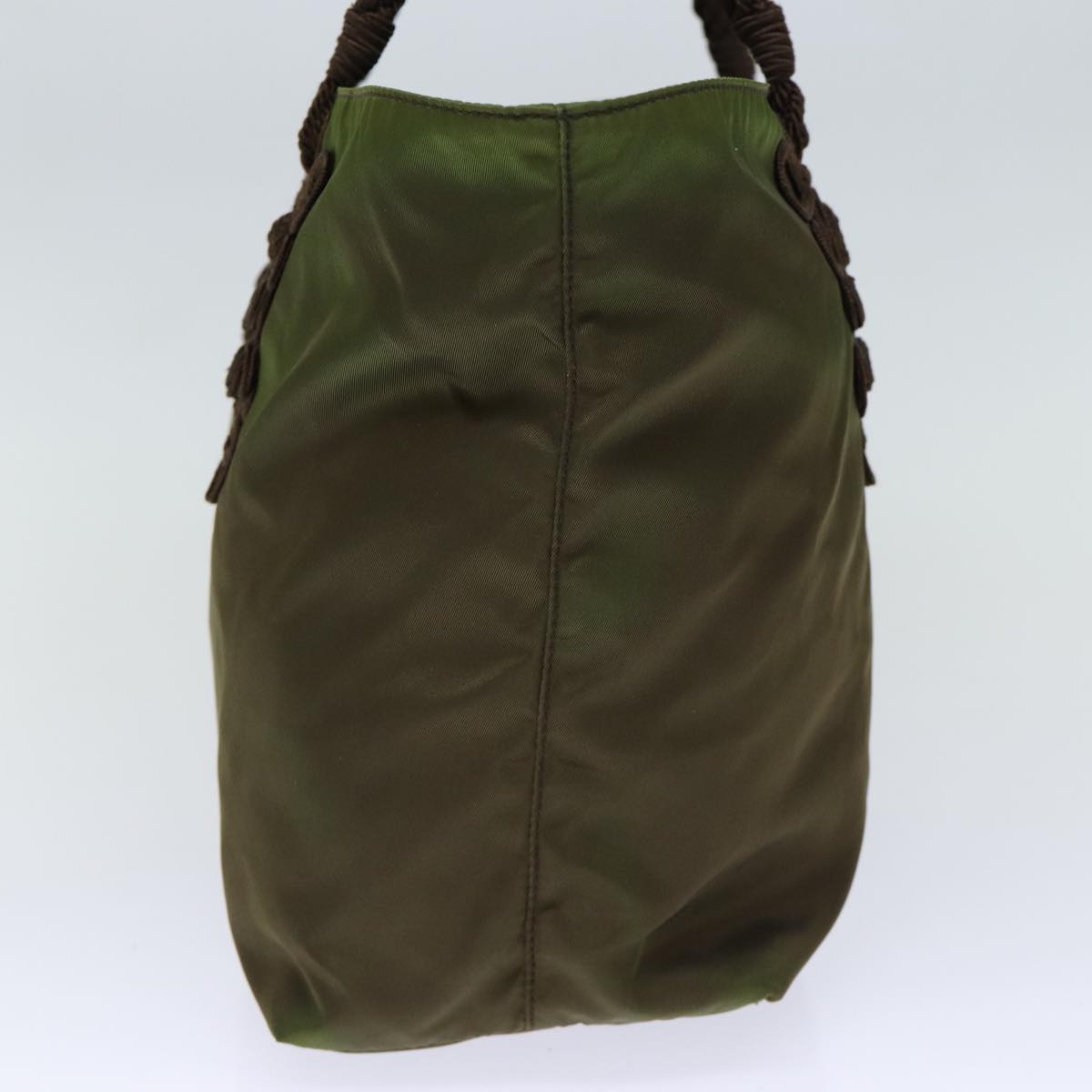 PRADA Tote Bag Nylon Khaki 73206